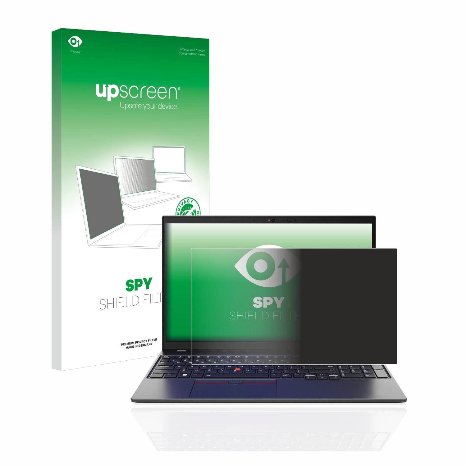 upscreen Spy Shield Filter Premium Blickschutzfilter für Lenovo ThinkPad L15 Gen