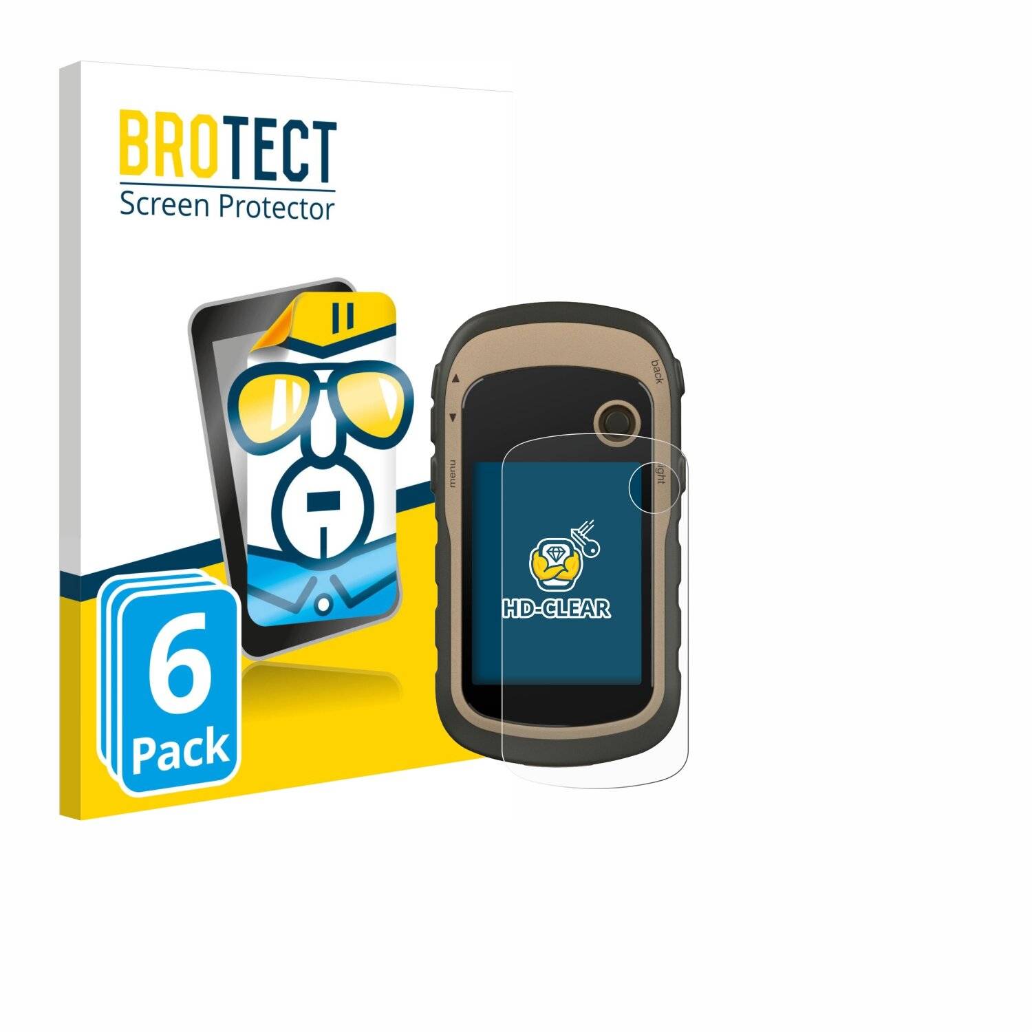 6x BROTECT HD-Clear Displayschutzfolie für Garmin eTrex