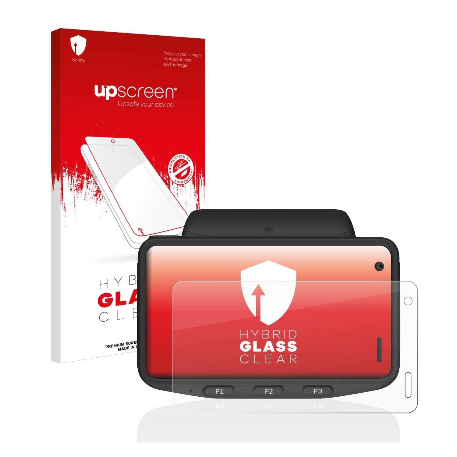upscreen Hybrid Glass Clear Premium Schutzglas Folie für Honeywell