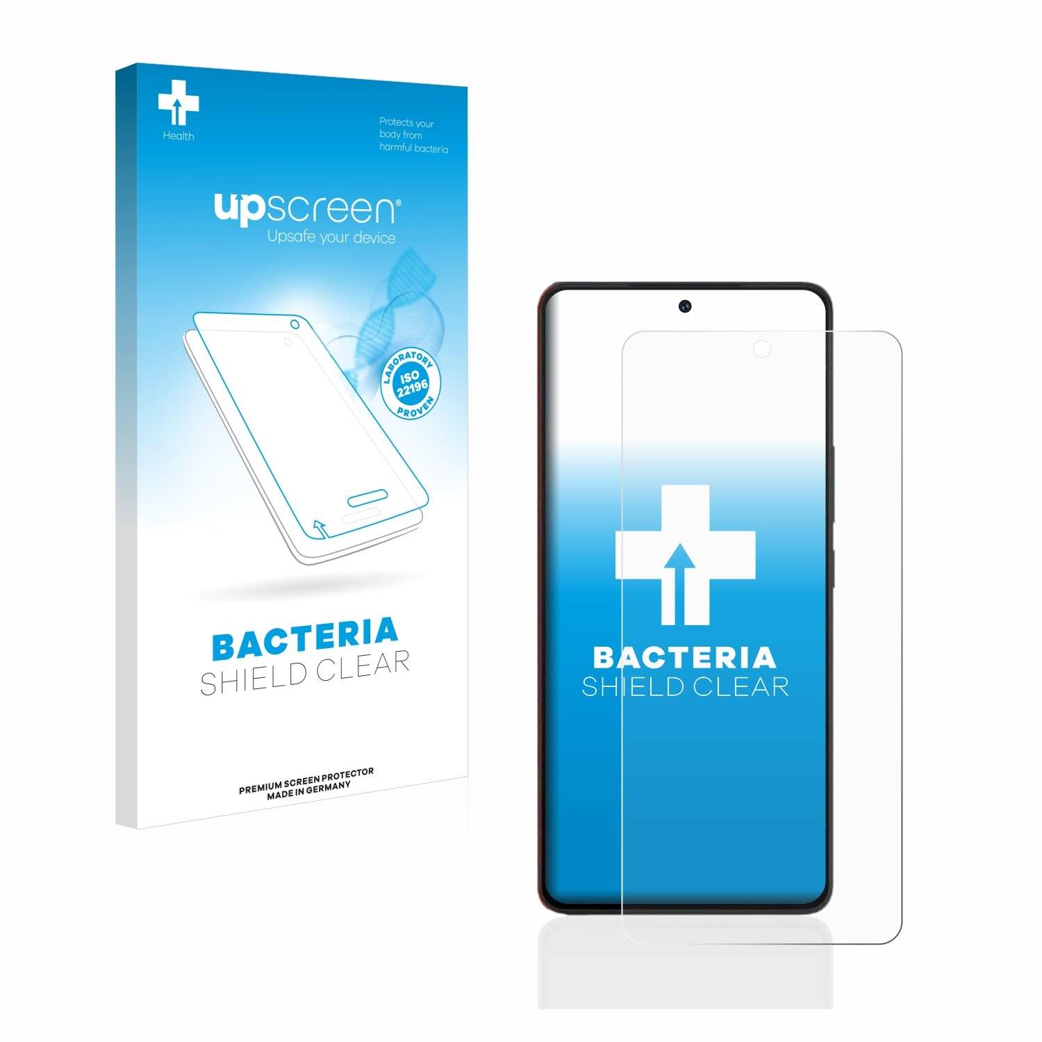 upscreen Bacteria Shield Clear Premium Antibakterielle Displayschutzfolie für vivo iQOO Neo