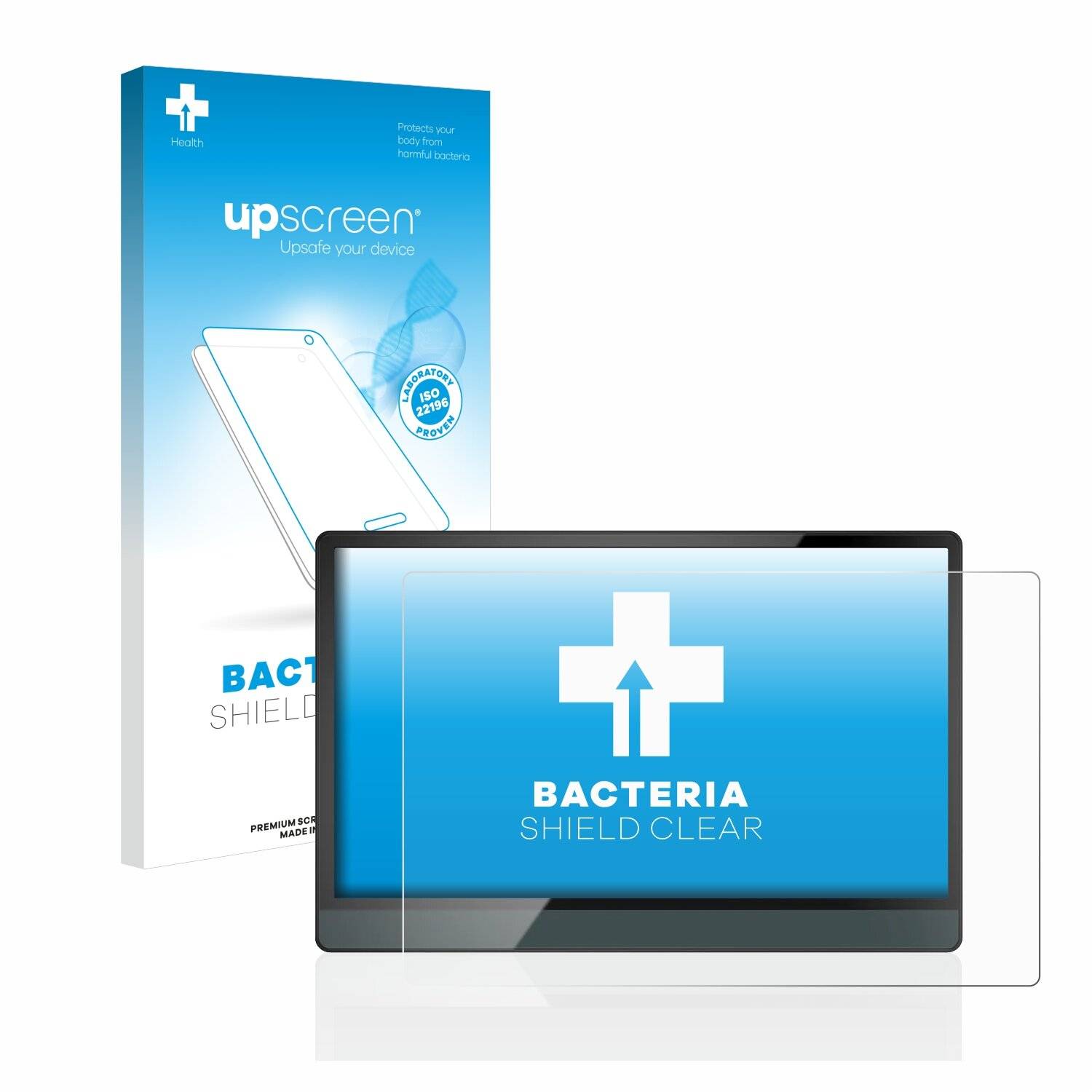 upscreen Bacteria Shield Clear Premium Antibakterielle Displayschutzfolie für UTravel J113