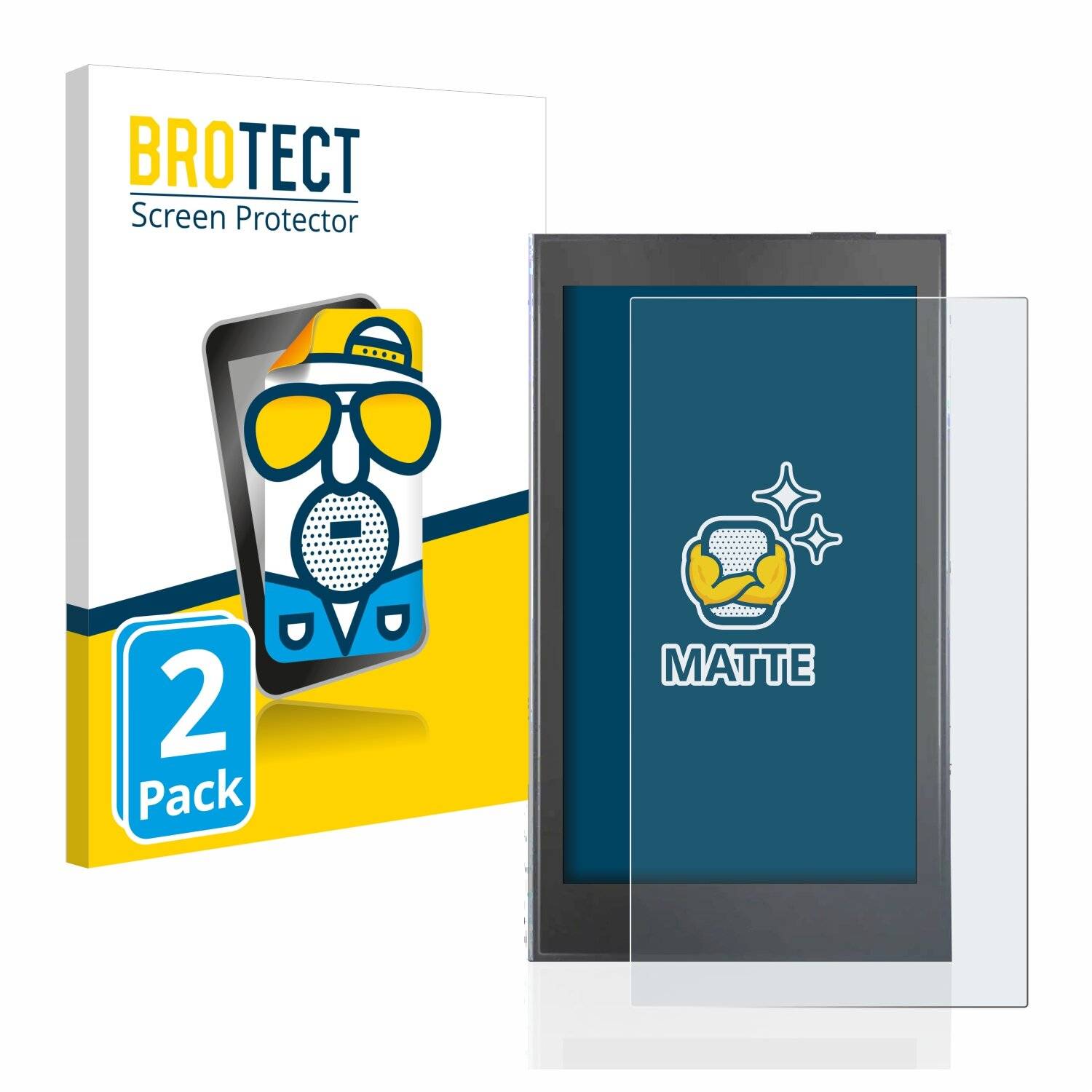 2x BROTECT Matte Displayschutzfolie für Keystone Essentials crypto wallet - Entspiegelt,