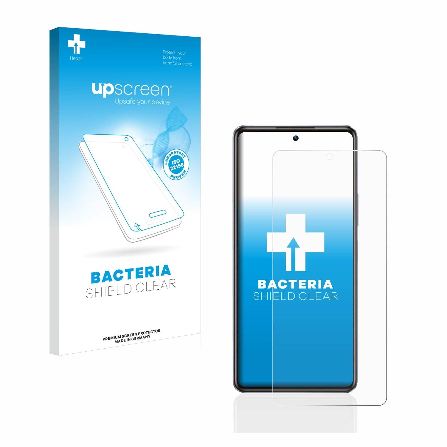 upscreen Bacteria Shield Clear Premium Antibakterielle Displayschutzfolie für Infinix Note