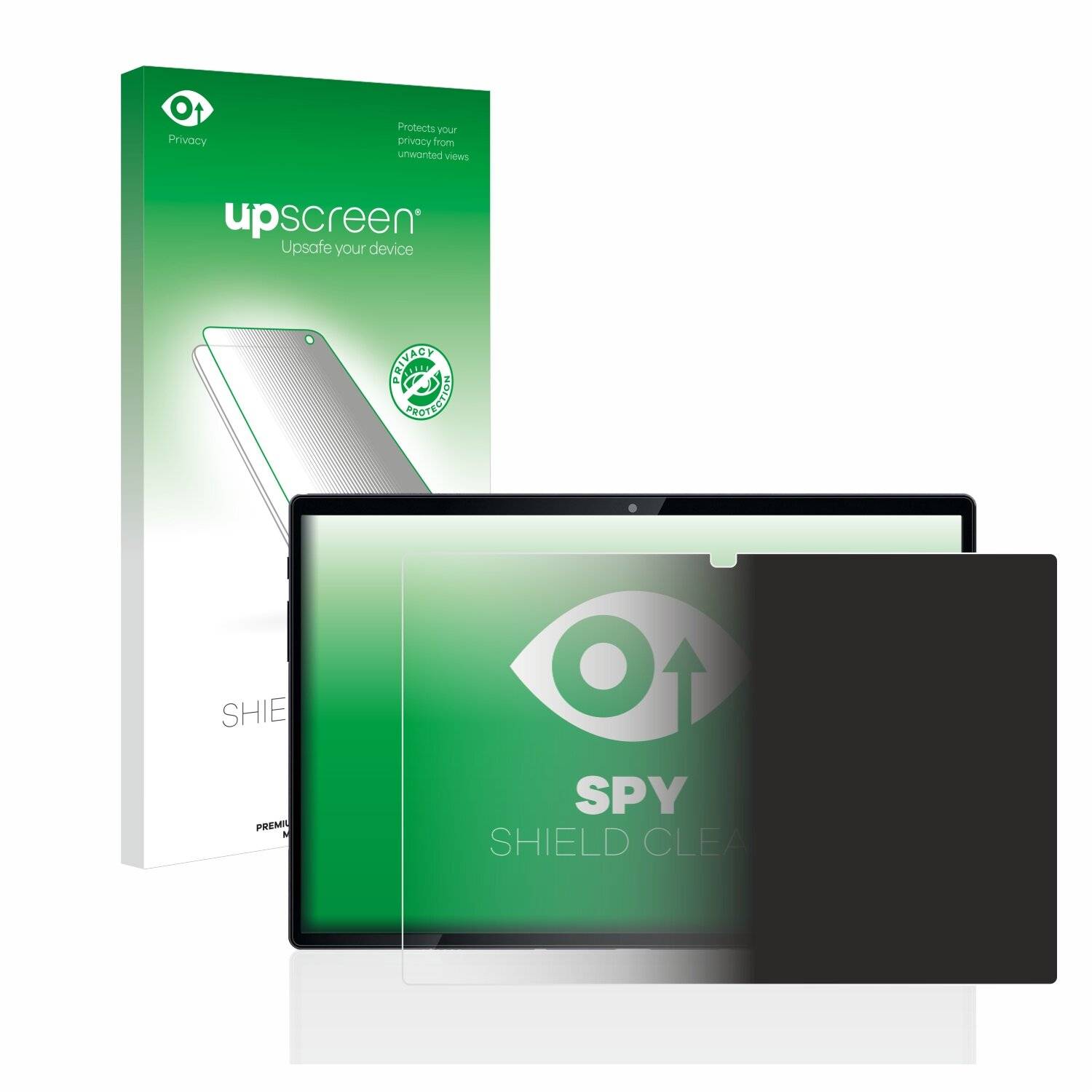 upscreen Spy Shield Clear Premium Blickschutzfolie für Mediacom SmartPad Azimut 3 Lite