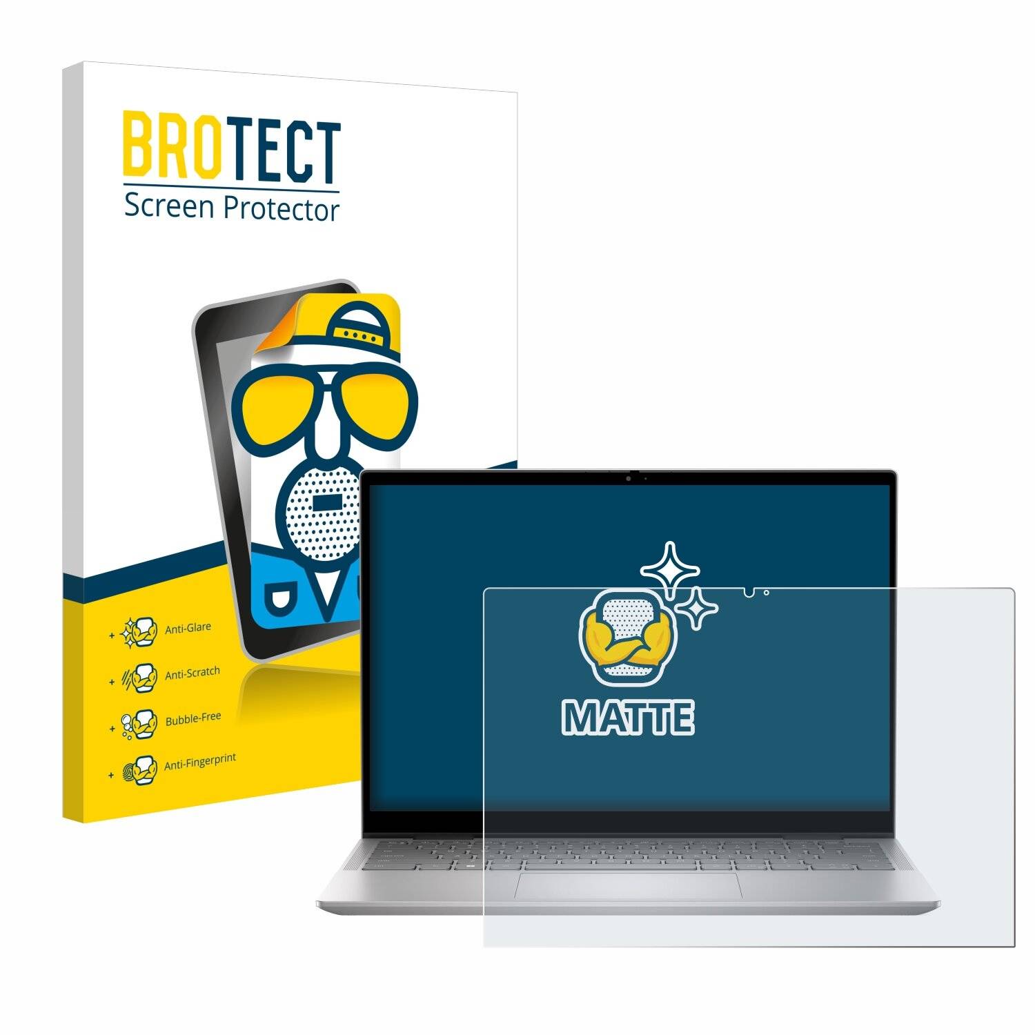 BROTECT Matte Displayschutzfolie für Dell Inspiron 14 7430 2-in-1 - Entspiegelt,
