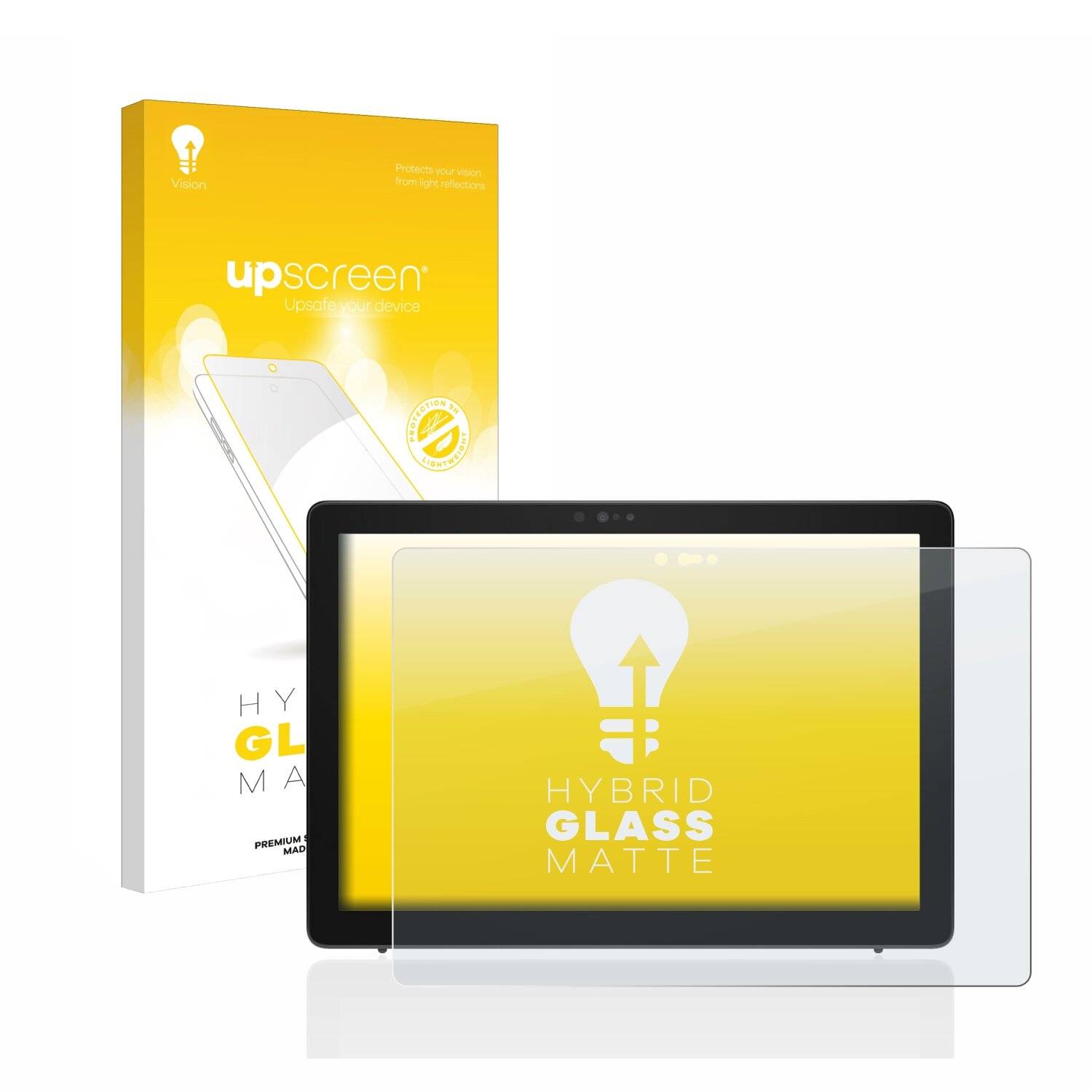 upscreen Hybrid Glass Matte Premium Schutzglas Folie für Dell Latitude 7200 2-in-1