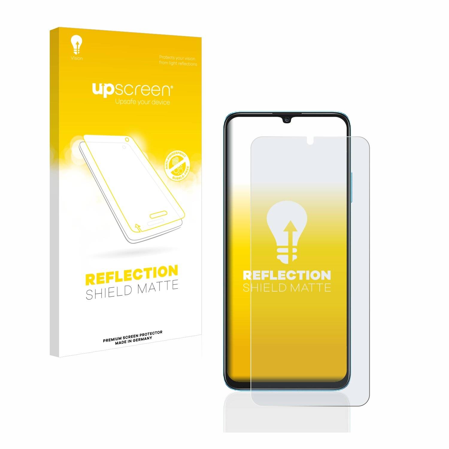 upscreen Reflection Shield Matte Premium Displayschutzfolie für Honor