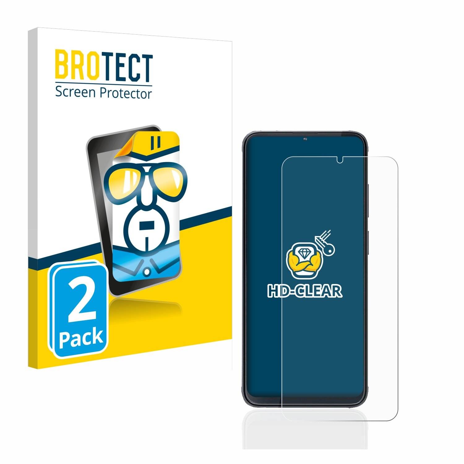 2x BROTECT HD-Clear Displayschutzfolie für Cubot