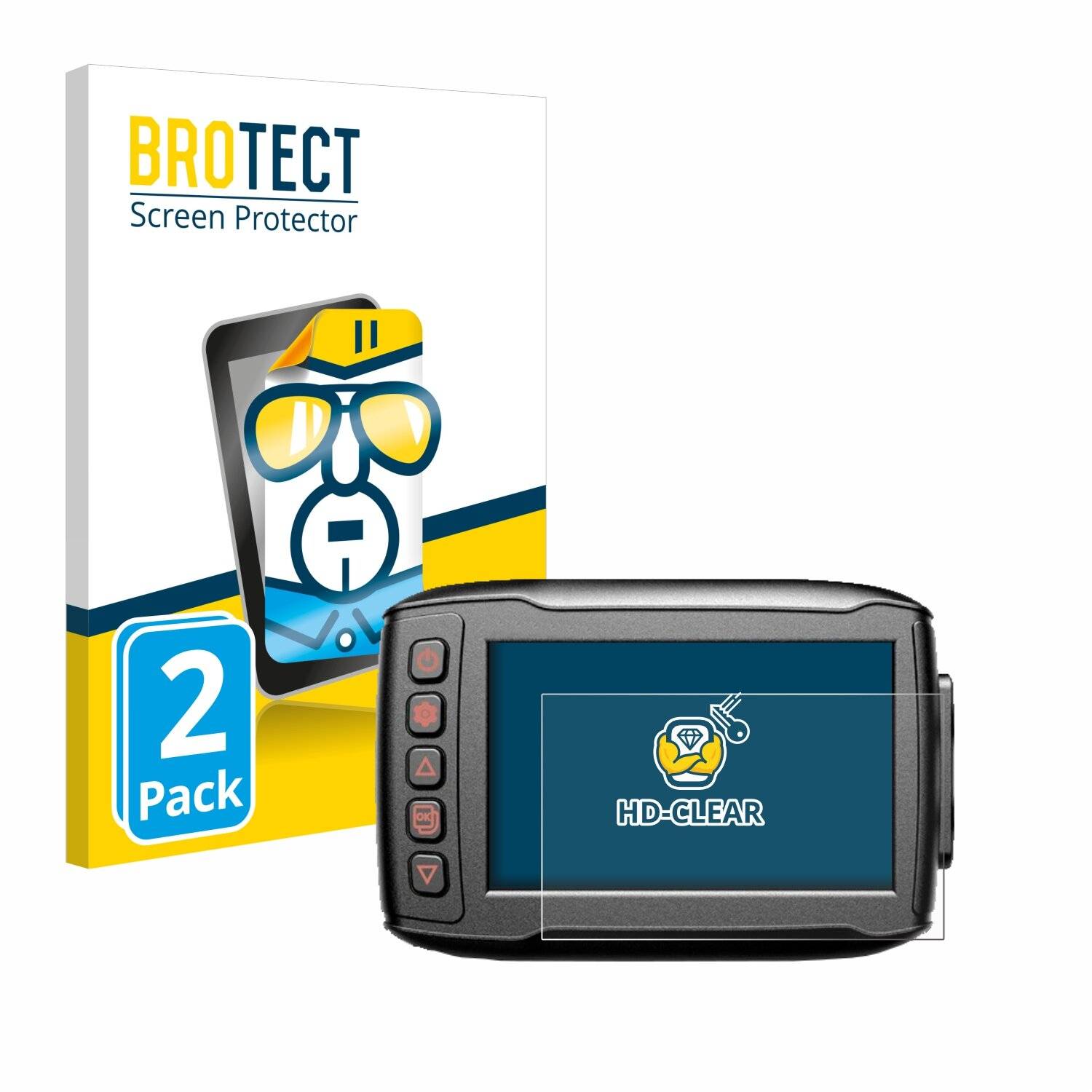 2x BROTECT HD-Clear Displayschutzfolie für Blueskysea