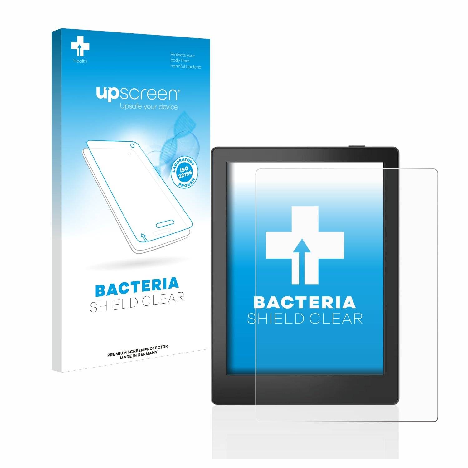 upscreen Bacteria Shield Clear Premium Antibakterielle Displayschutzfolie für Onyx Boox Poke