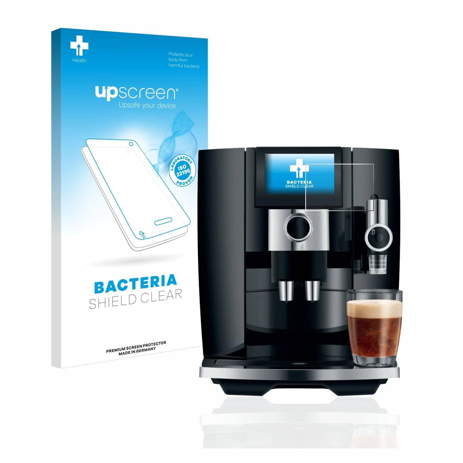 upscreen Bacteria Shield Clear Premium Antibakterielle Displayschutzfolie für Jura