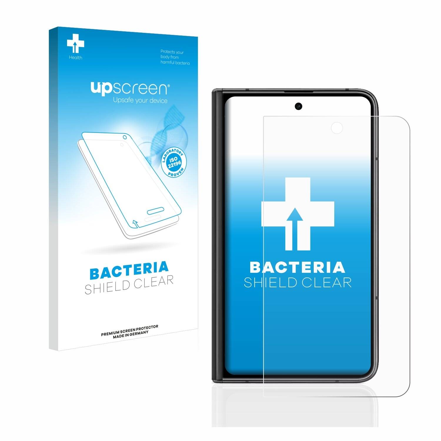 upscreen Bacteria Shield Clear Premium Antibakterielle Displayschutzfolie für Google Pixel