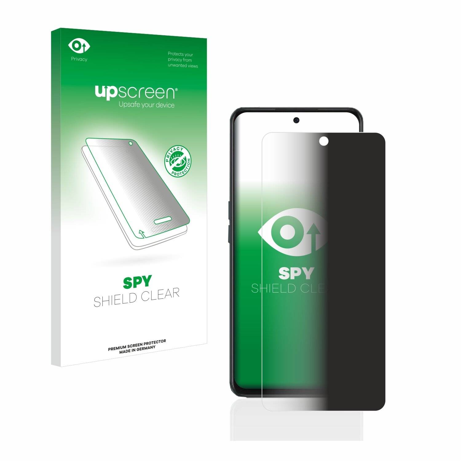 upscreen Spy Shield Clear Premium Blickschutzfolie für OnePlus Nord