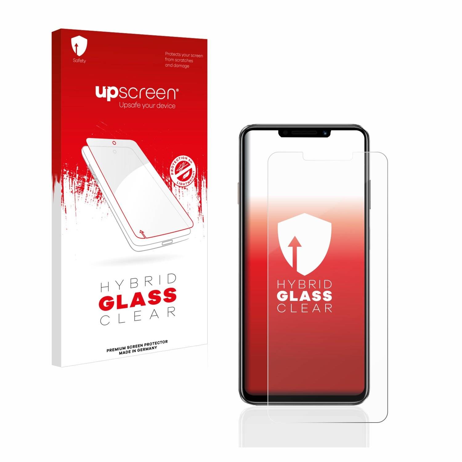 upscreen Hybrid Glass Clear Premium Schutzglas Folie für Huawei nova