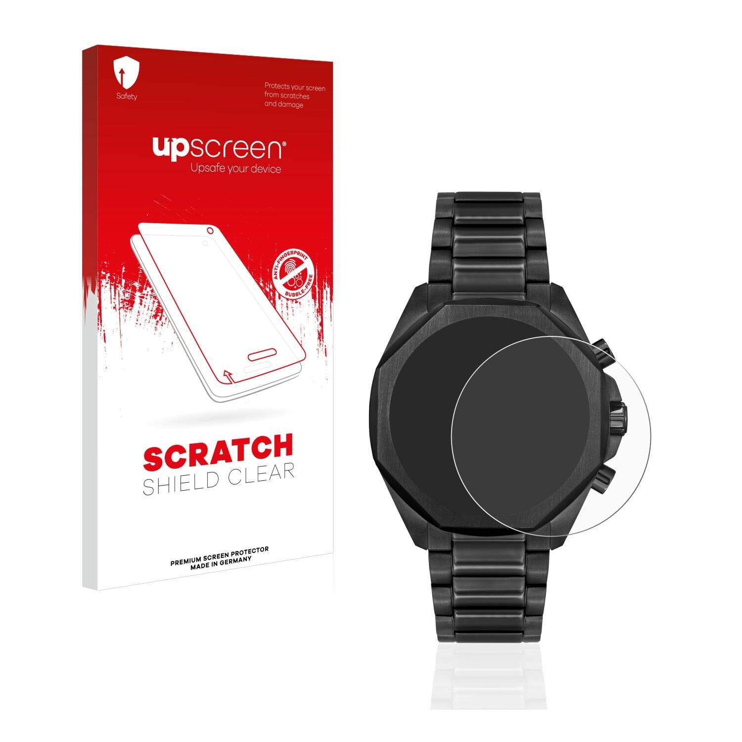 upscreen Scratch Shield Clear Premium Displayschutzfolie für Hugo Boss Chronograph