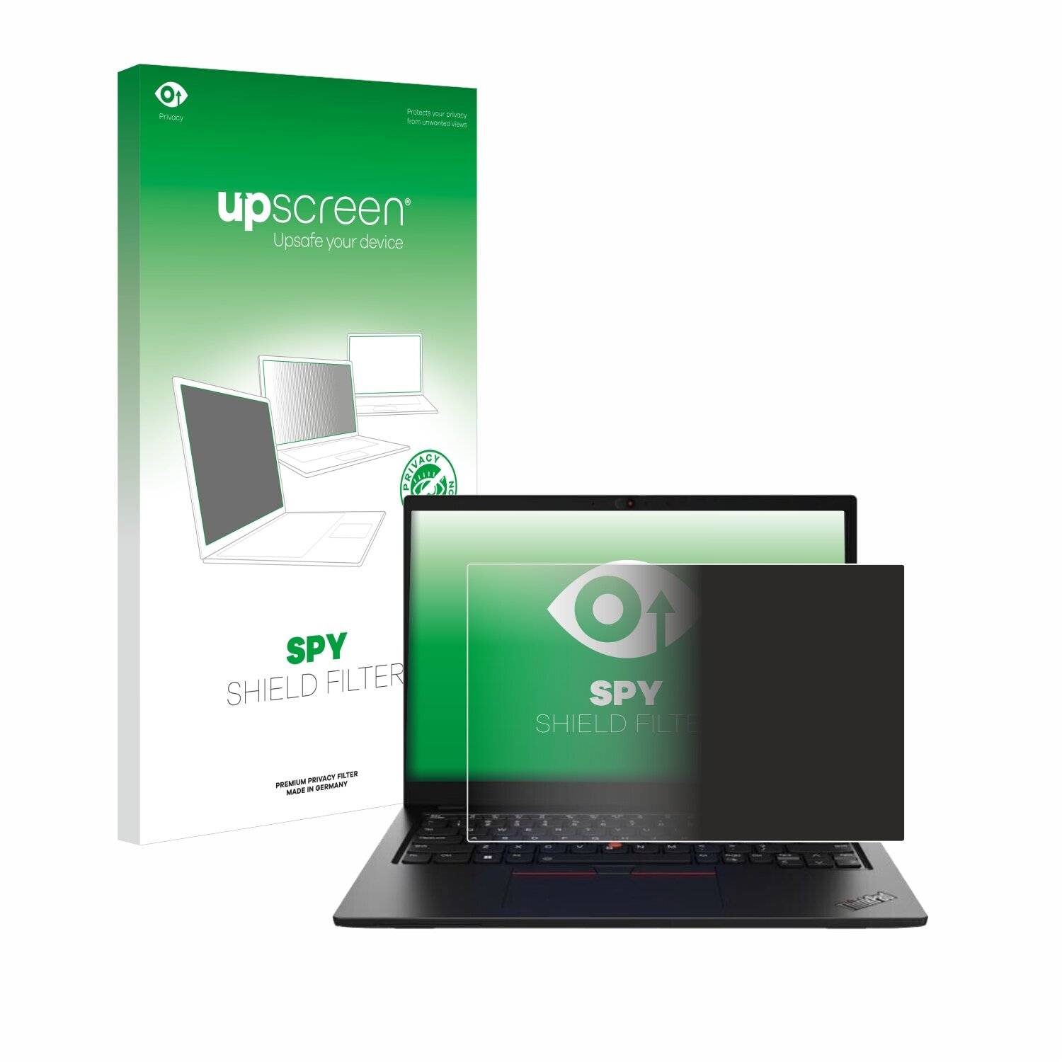 upscreen Spy Shield Filter Premium Blickschutzfilter für Lenovo ThinkPad L13 Gen