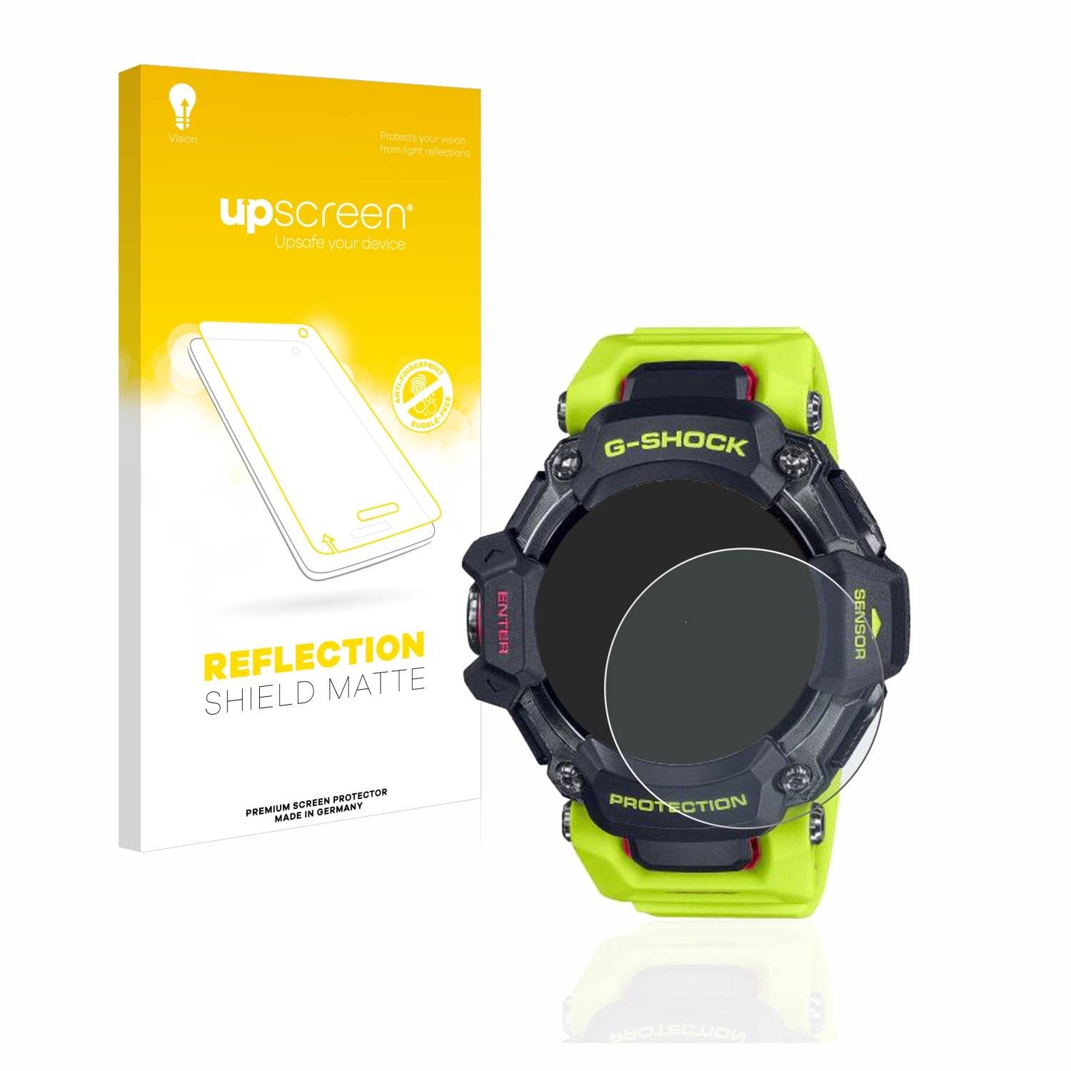 upscreen Reflection Shield Matte Premium Displayschutzfolie für Casio G-Shock