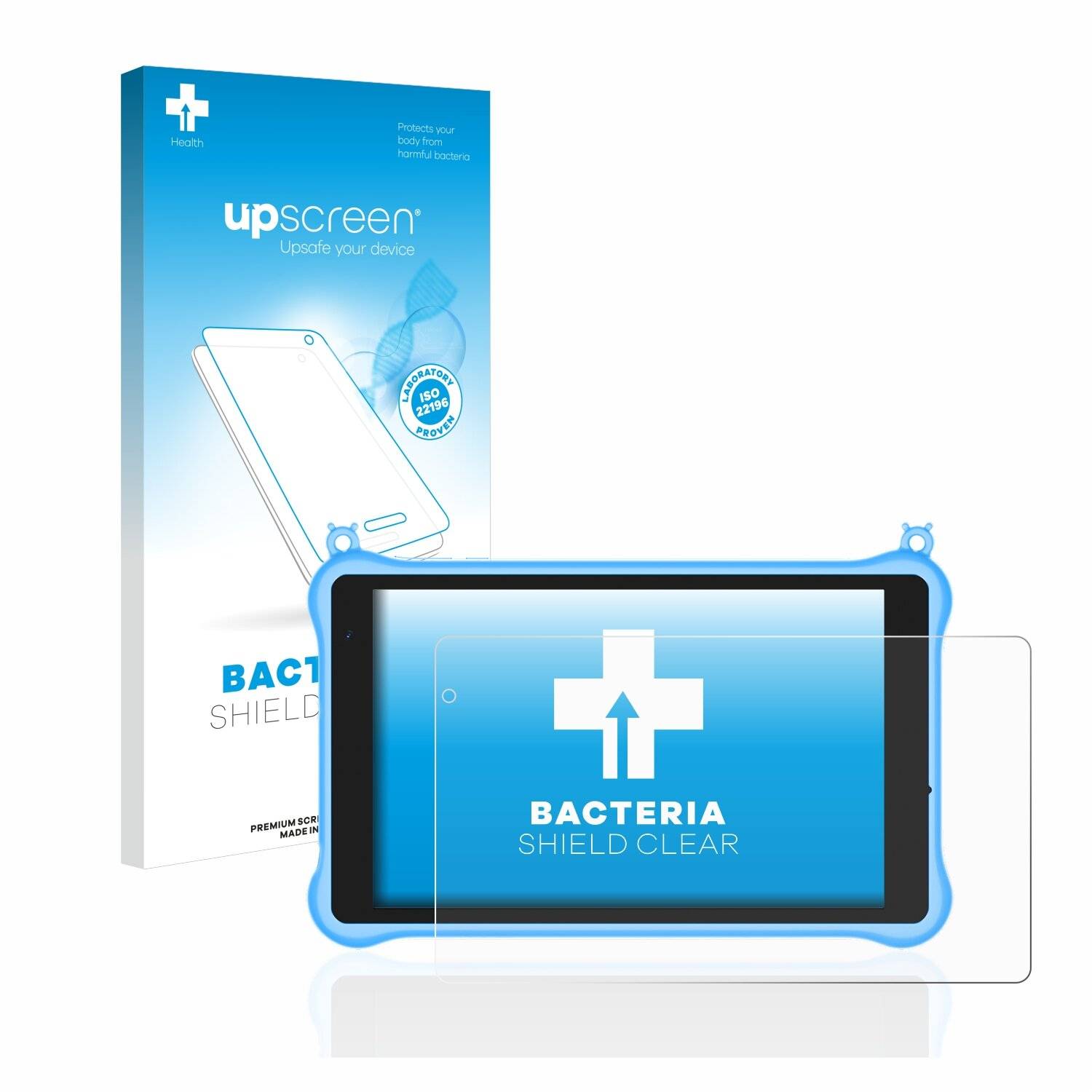 upscreen Bacteria Shield Clear Premium Antibakterielle Displayschutzfolie für Blackview Tab