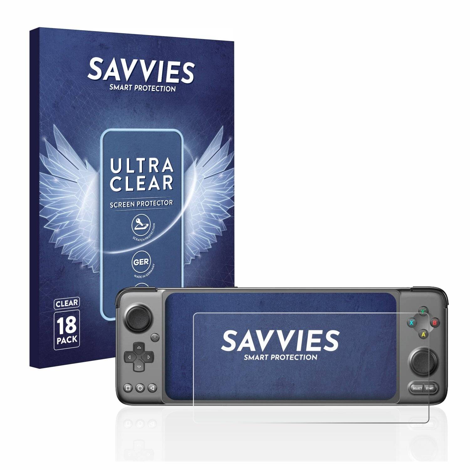 18x Savvies SU75 Displayschutzfolie für GPD XP Android Gaming