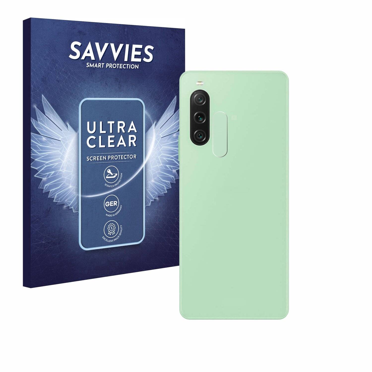 18x Savvies SU75 Displayschutzfolie für Sony Xperia 10 V