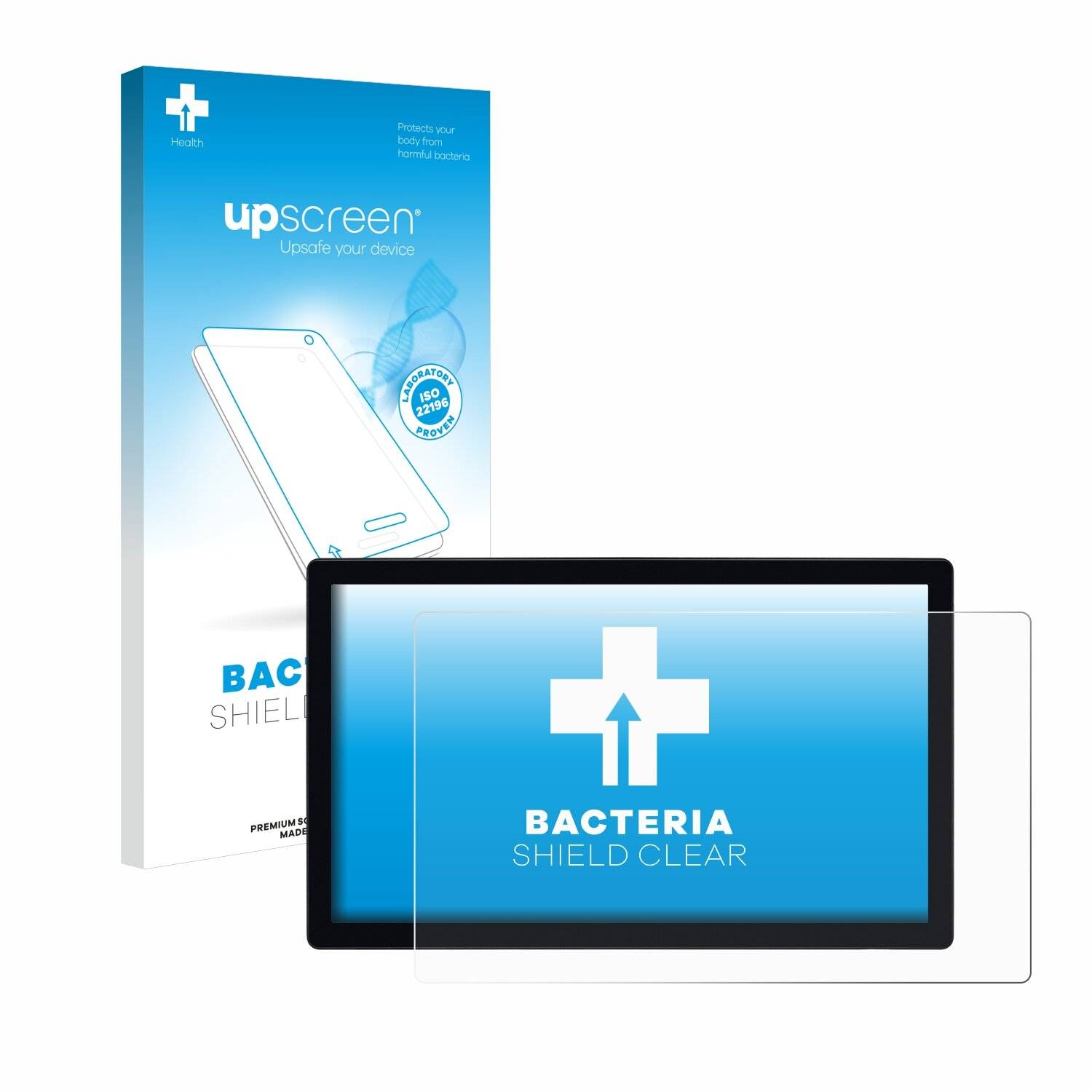 upscreen Bacteria Shield Clear Premium Antibakterielle Displayschutzfolie für Iiyama ProLite