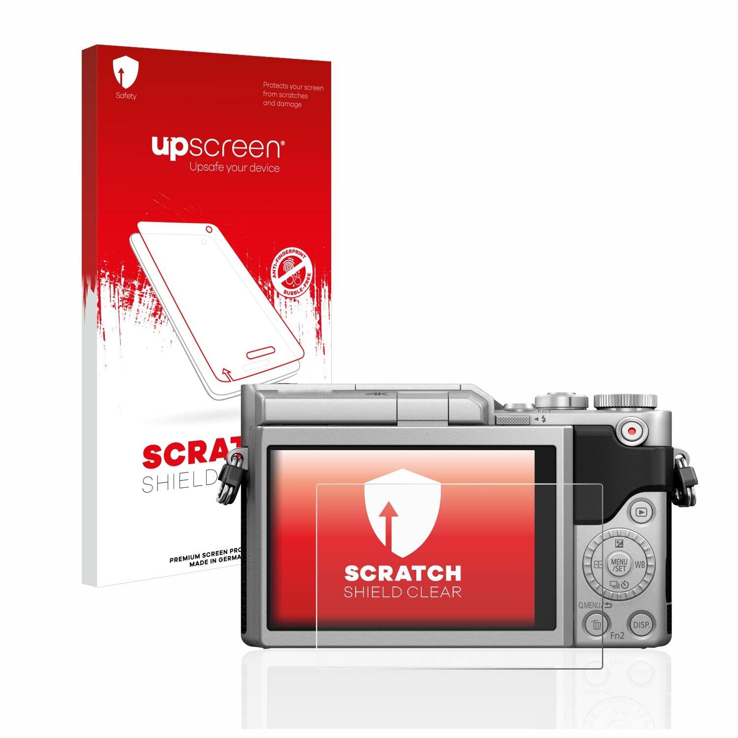 upscreen Scratch Shield Clear Premium Displayschutzfolie für Panasonic Lumix