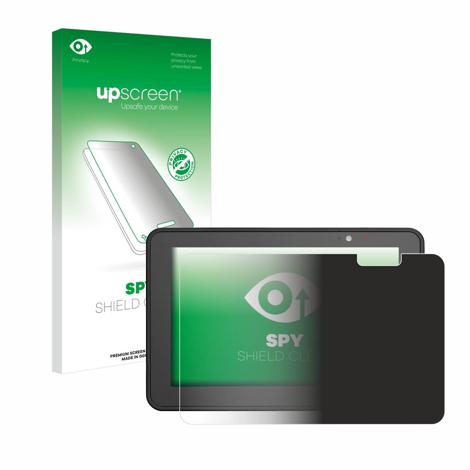 upscreen Spy Shield Clear Premium Blickschutzfolie für Zebra ET56