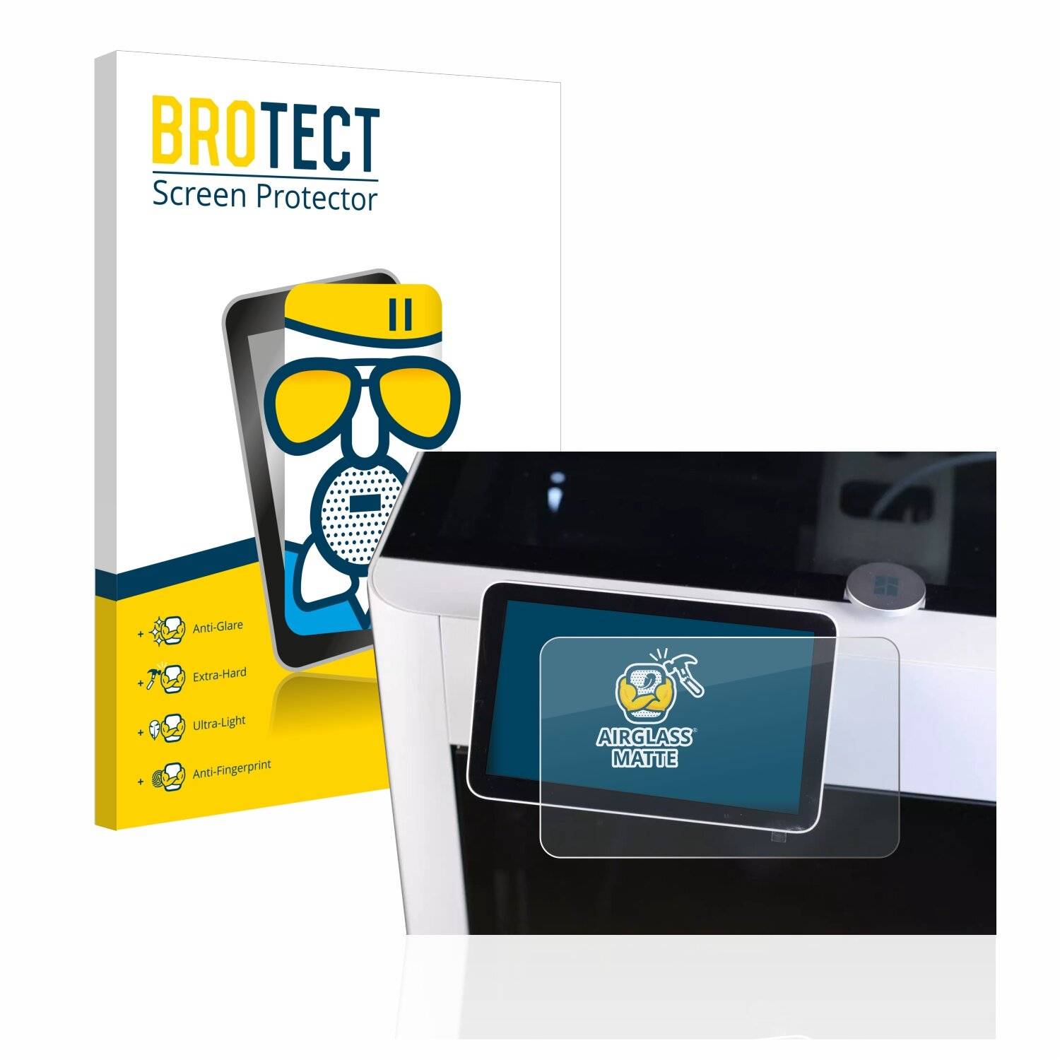 BROTECT AirGlass Matte Schutzglas Folie für Bambu Lab X1-Carbon 3D