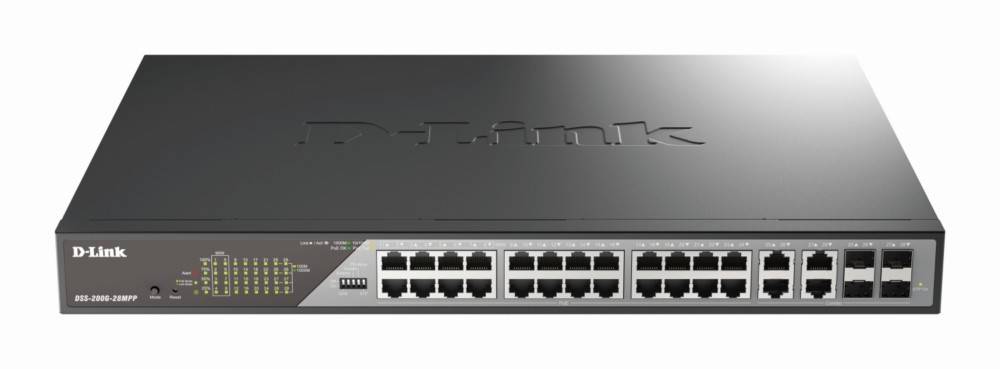 DLink Deutschland 28-Port Gigabit Switch DSS-200G-28MPP/E