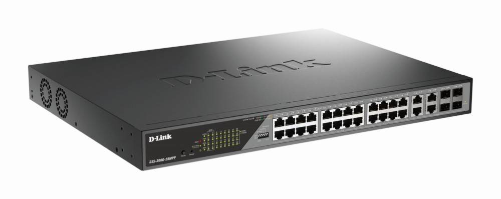 DLink Deutschland 28-Port Gigabit Switch DSS-200G-28MPP/E