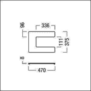 Zumtobel Group Leuchtenfuß U-BASE ARTELEA U-BASELEFTSR