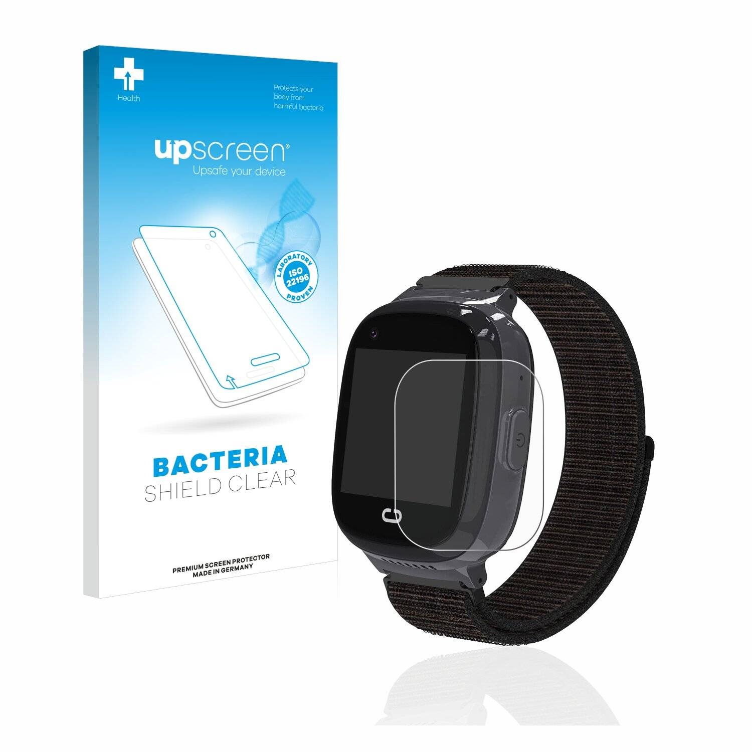 upscreen Bacteria Shield Clear Premium Antibakterielle Displayschutzfolie für Pthtechus 4G