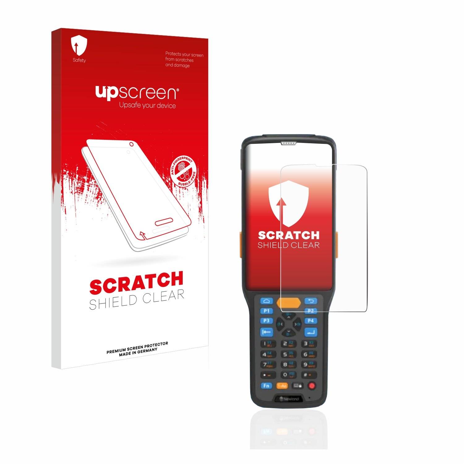 upscreen Scratch Shield Clear Premium Displayschutzfolie für Newland N7 Cachalot Pro