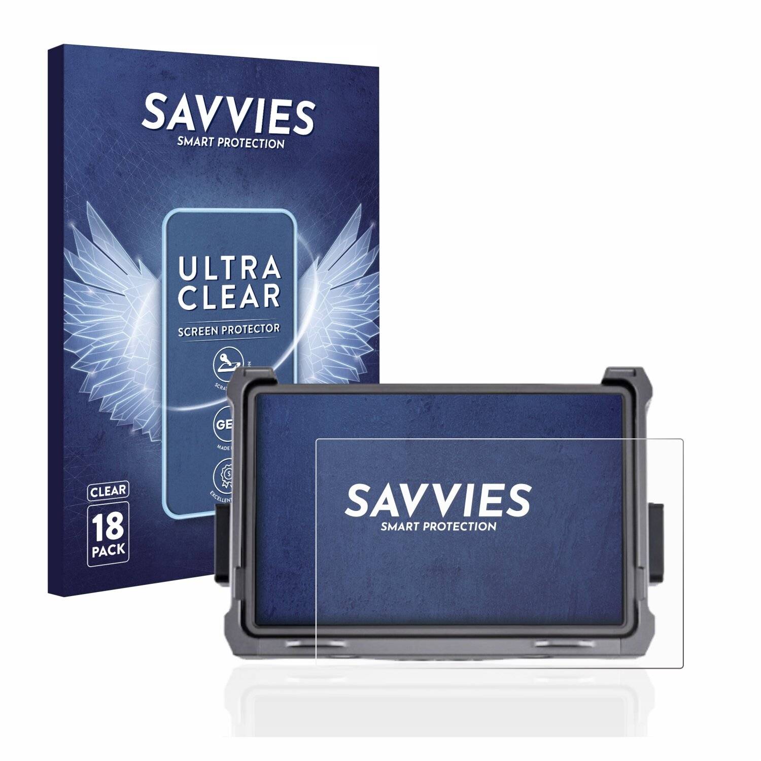 18x Savvies SU75 Displayschutzfolie für DJI Transmission High Bright Funkmonitor