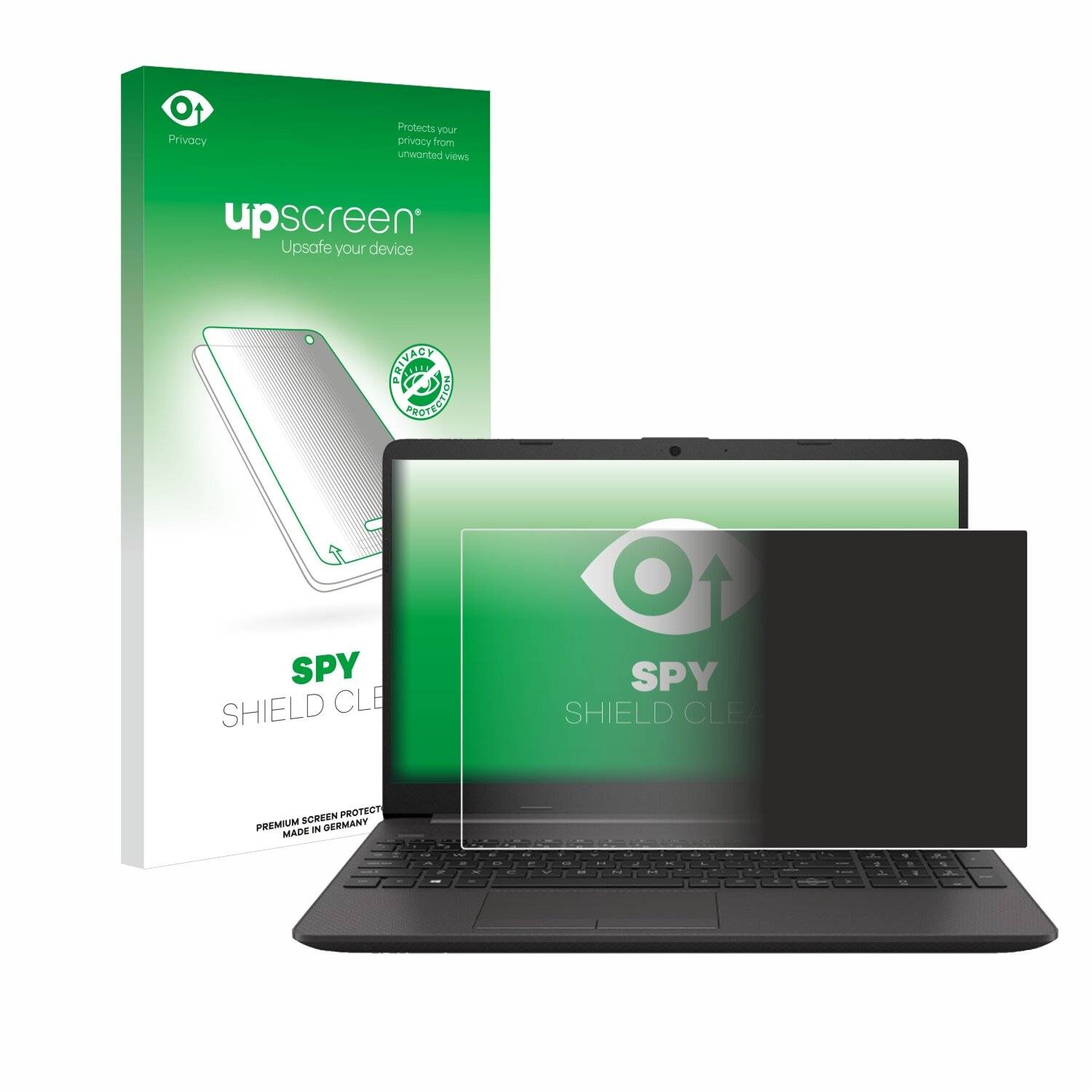 upscreen Spy Shield Clear Premium Blickschutzfolie für HP 255