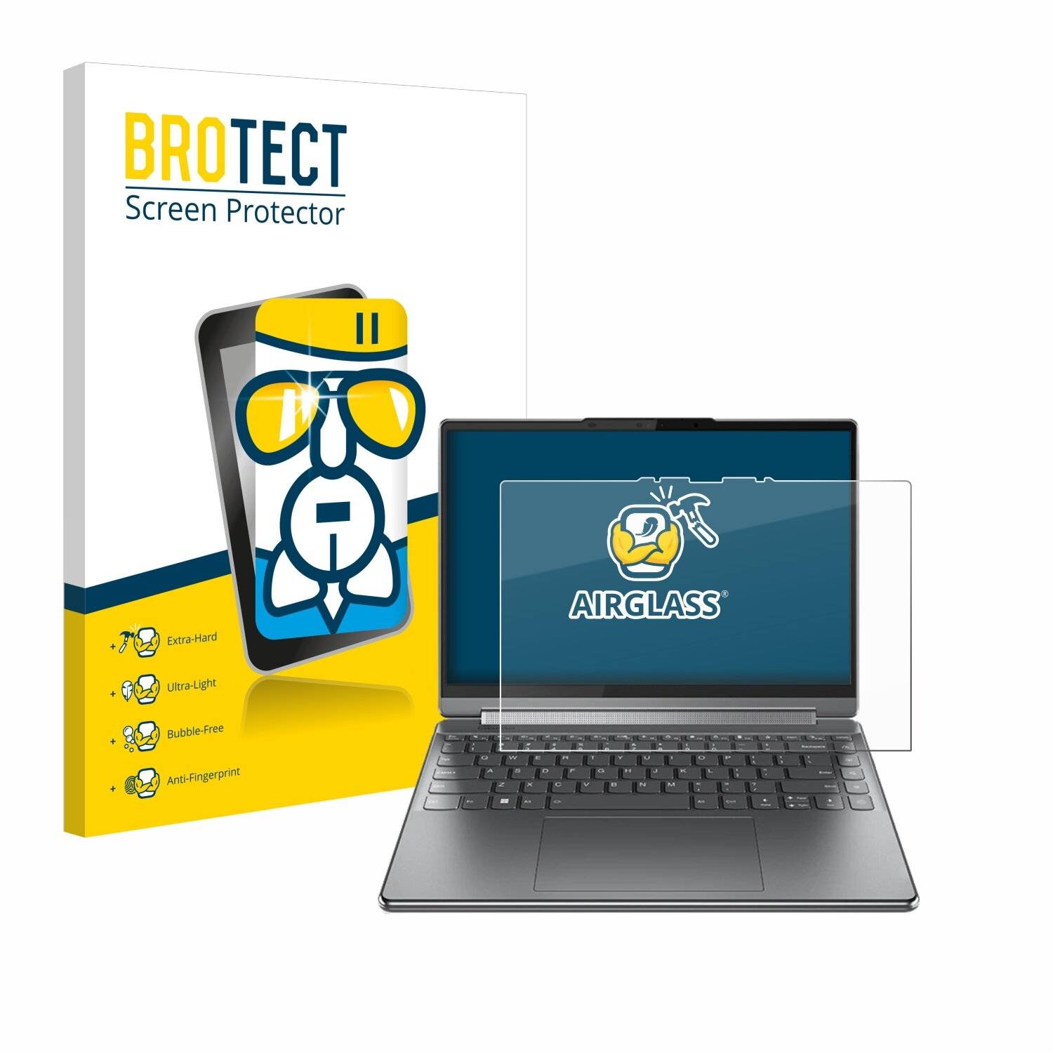 BROTECT AirGlass Schutzglas Folie für Lenovo Yoga Pro 9i Gen 8