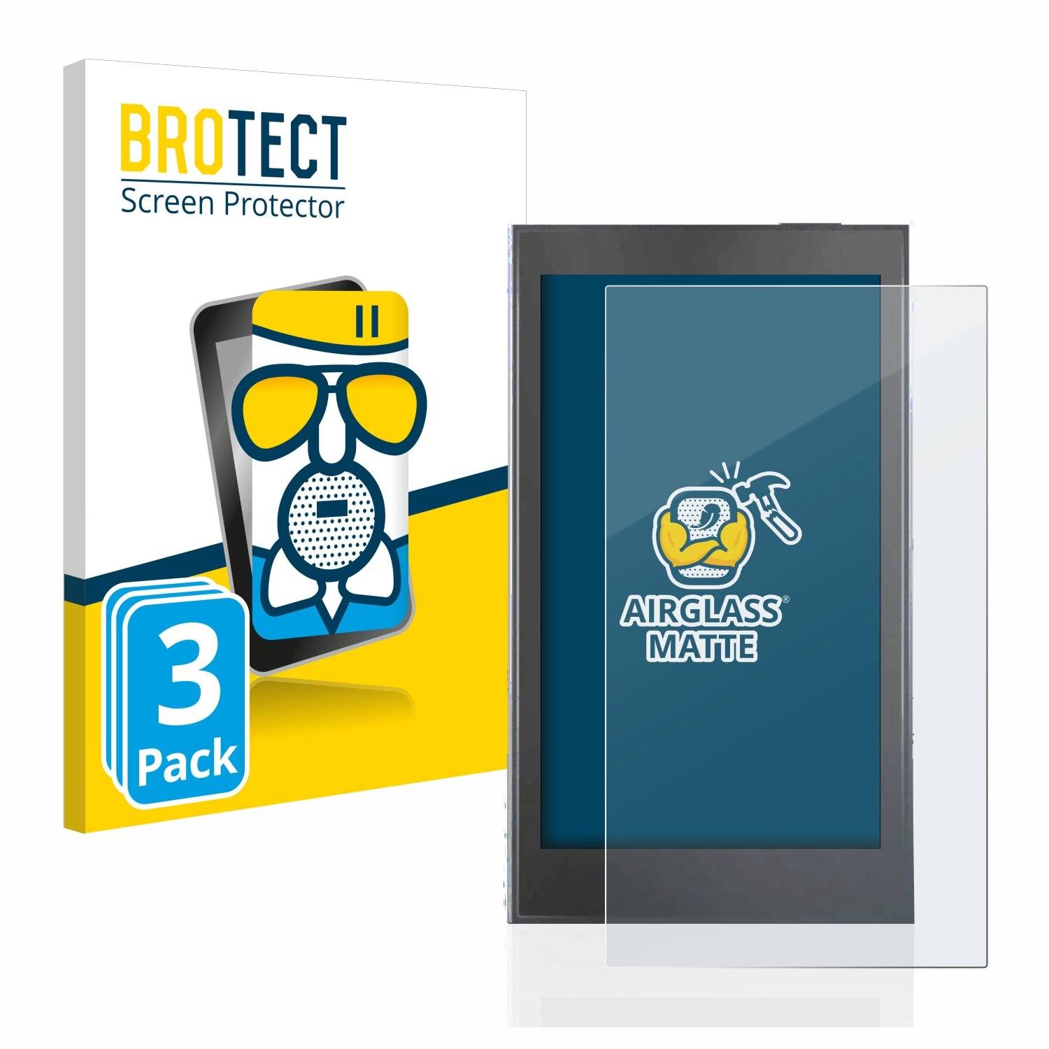 3x BROTECT AirGlass Matte Schutzglas Folie für Keystone Essentials crypto