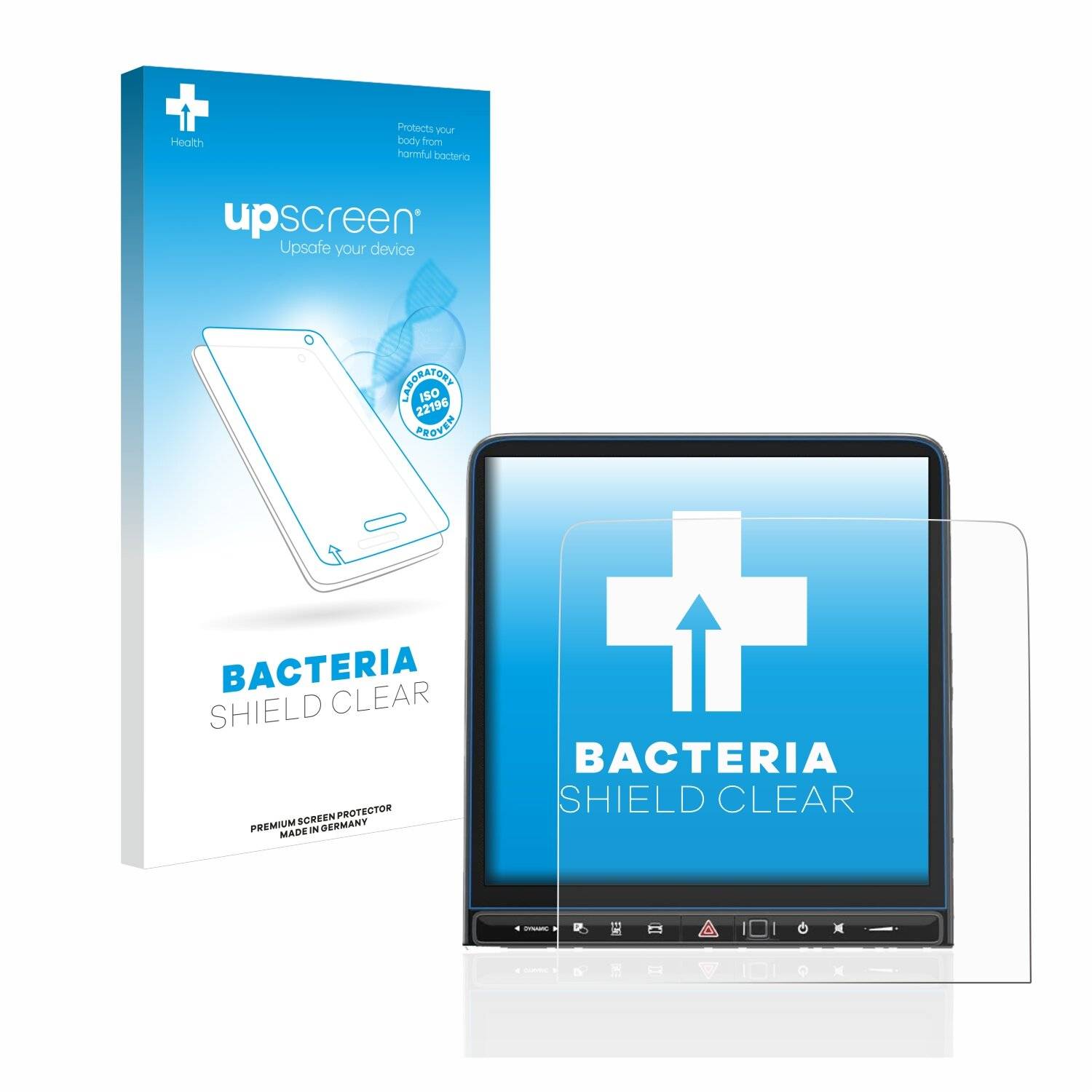 upscreen Bacteria Shield Clear Premium Antibakterielle Displayschutzfolie für Mercedes-Benz