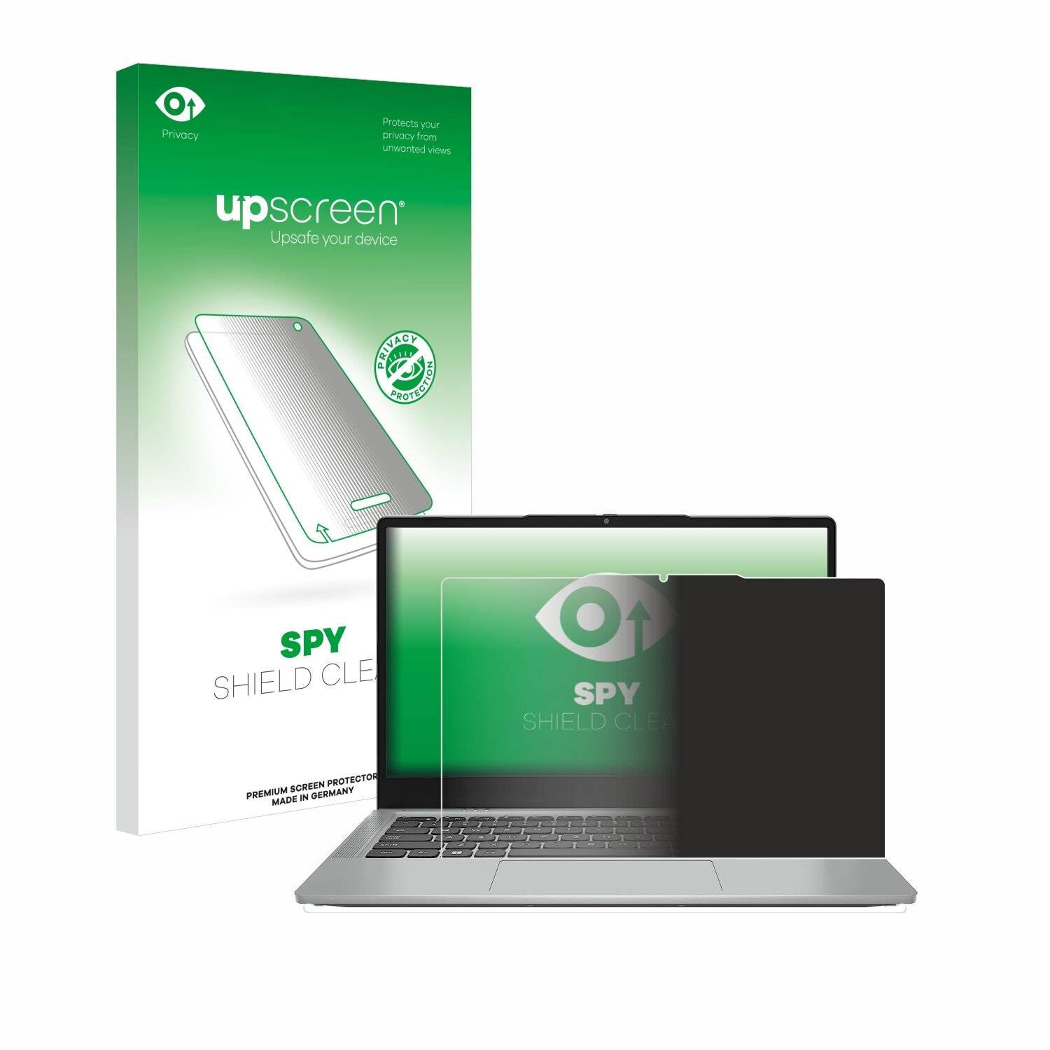 upscreen Spy Shield Clear Premium Blickschutzfolie für Jumper EZbook