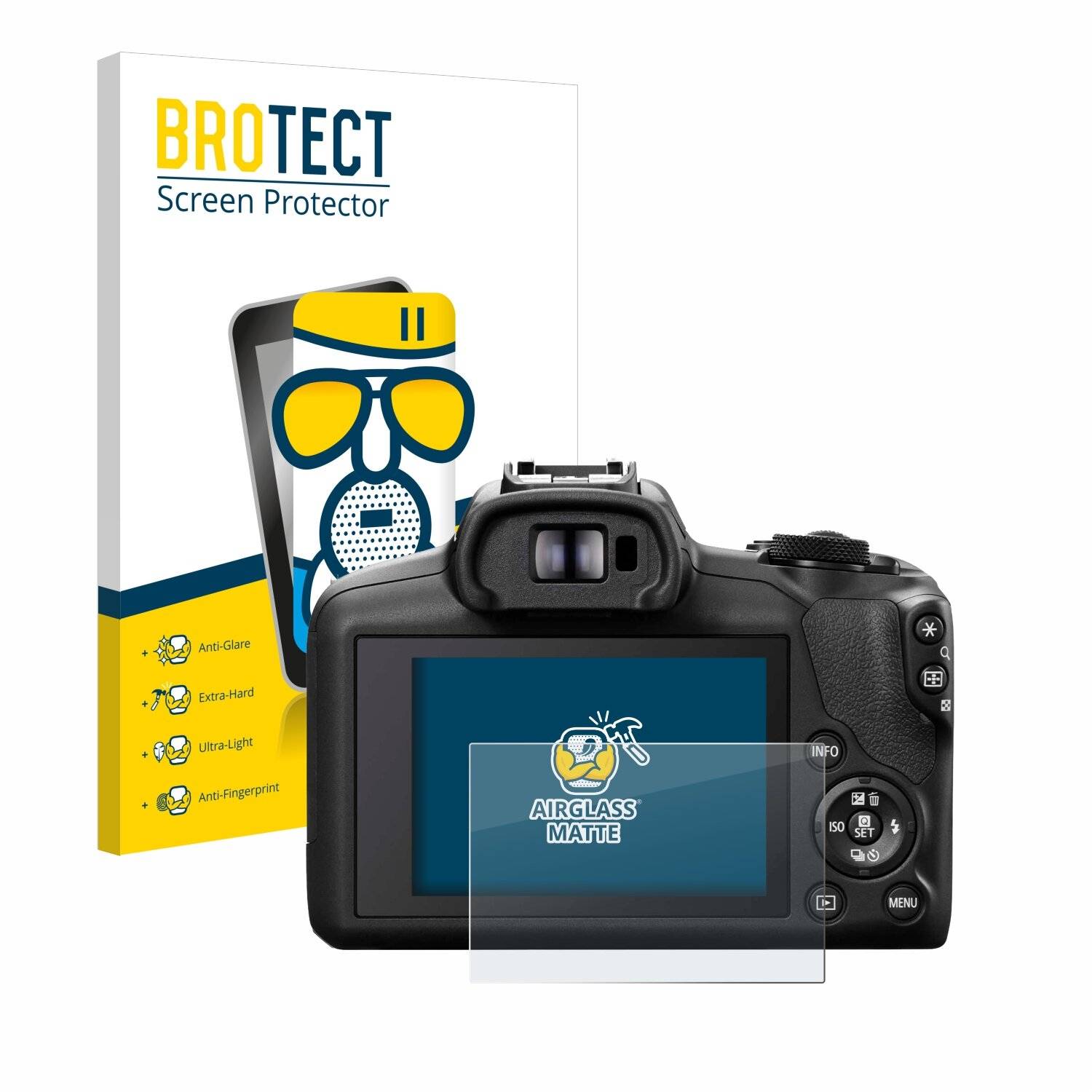 BROTECT AirGlass Matte Schutzglas Folie für Canon EOS