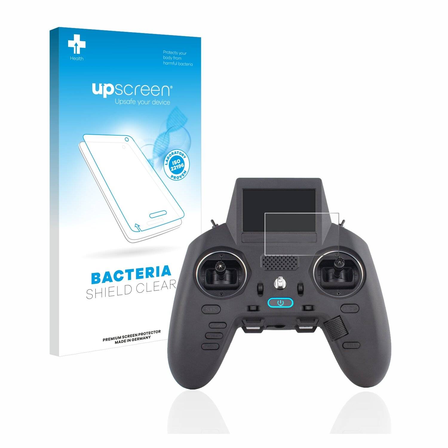 upscreen Bacteria Shield Clear Premium Antibakterielle Displayschutzfolie für Radiomaster
