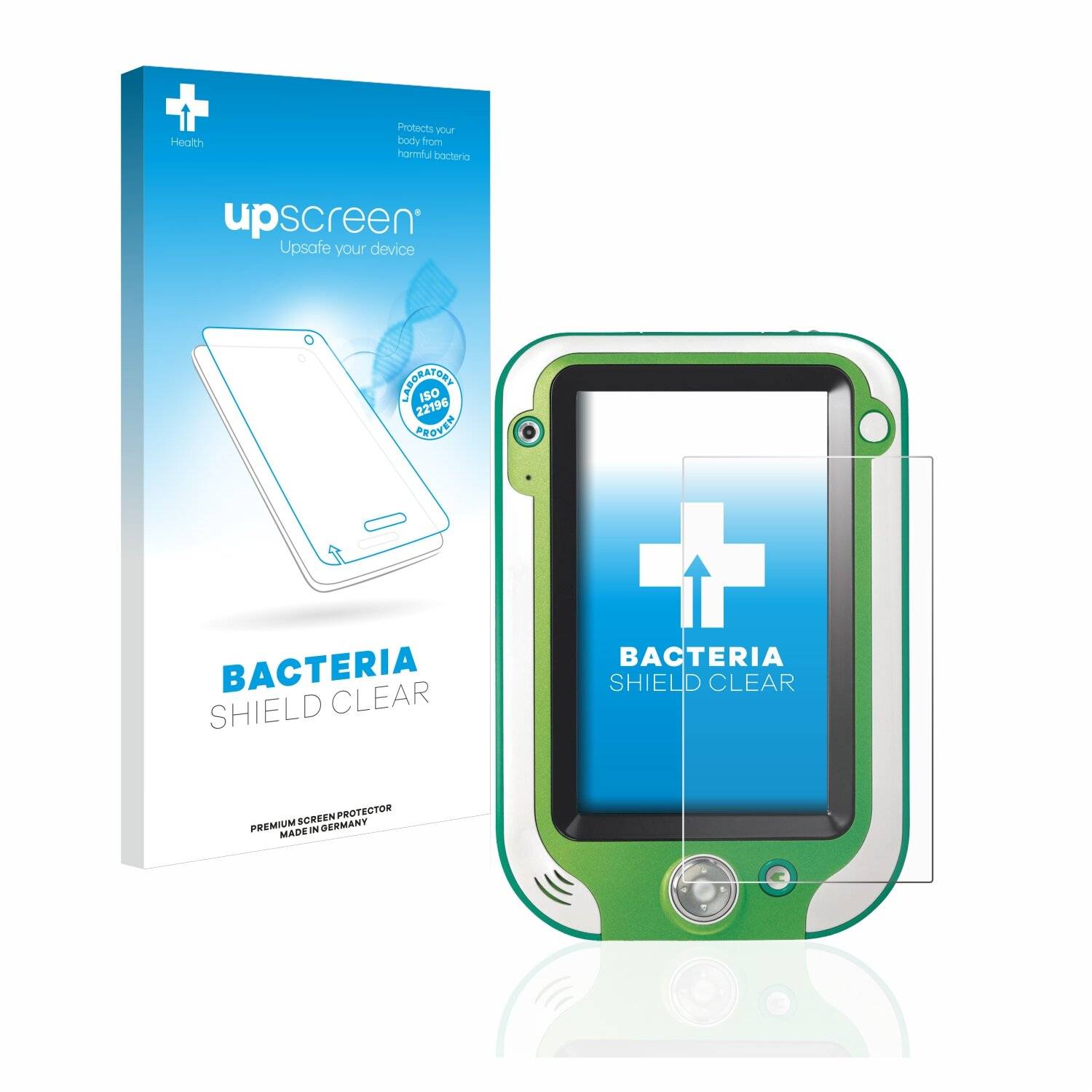 upscreen Bacteria Shield Clear Premium Antibakterielle Displayschutzfolie für LeapFrog