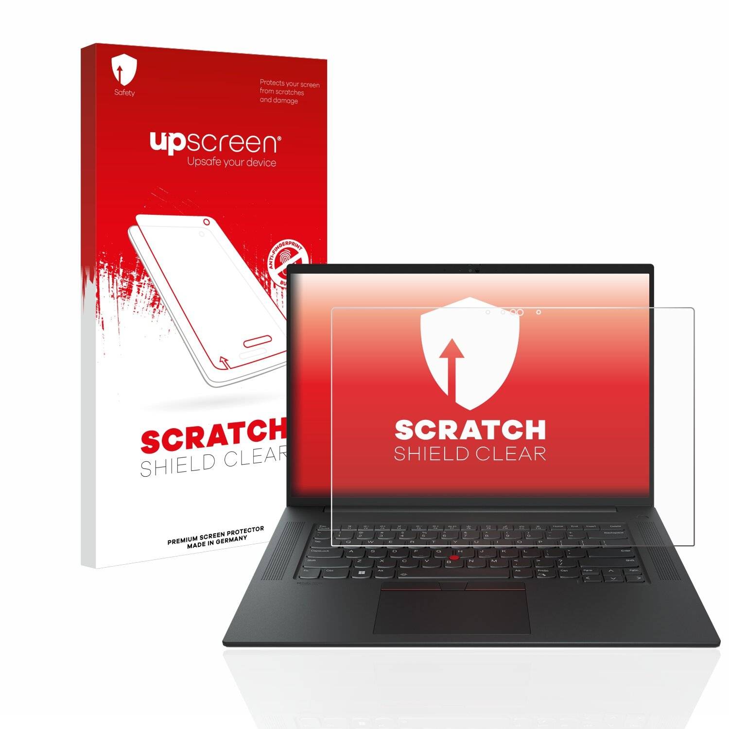 upscreen Scratch Shield Clear Premium Displayschutzfolie für Lenovo ThinkPad P1 Gen 5 16