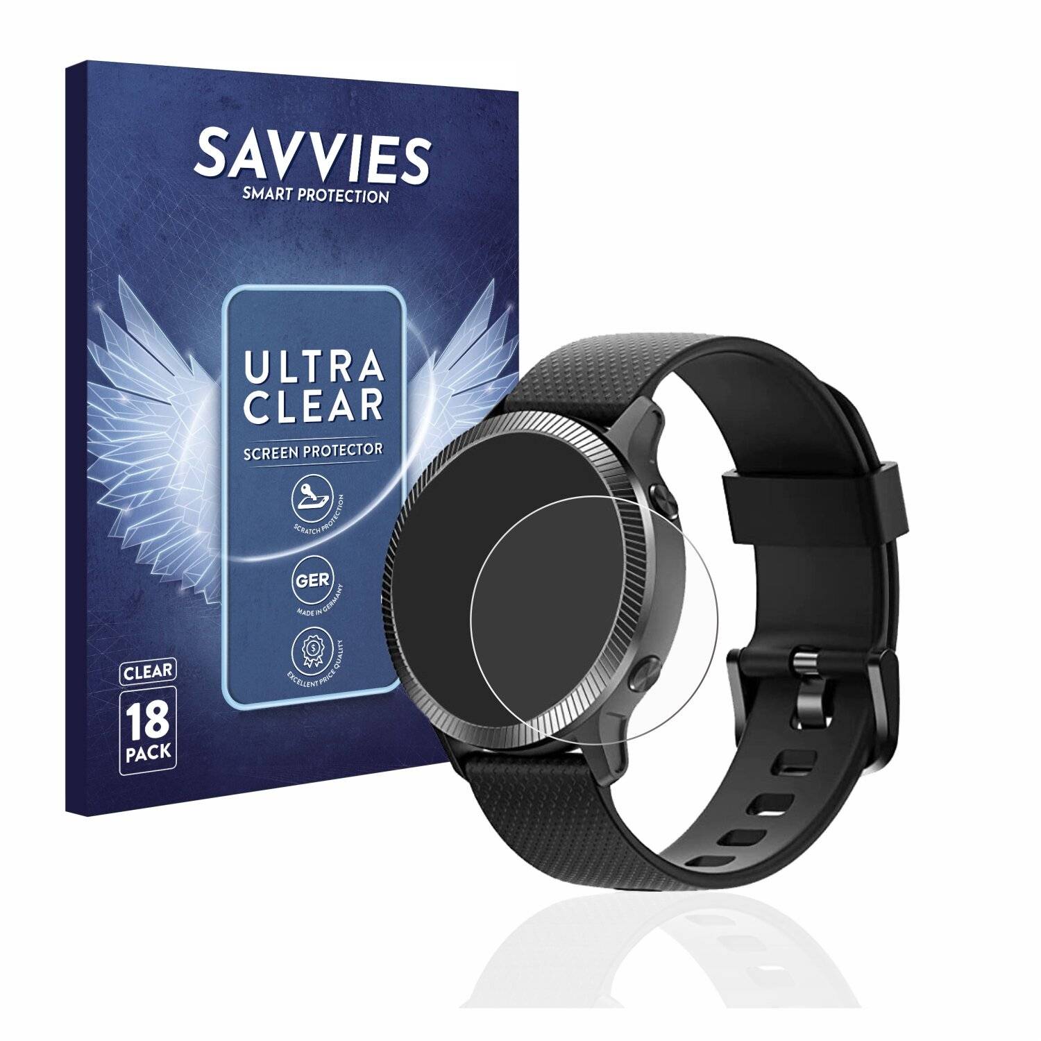 18x Savvies SU75 Displayschutzfolie für Iowodo