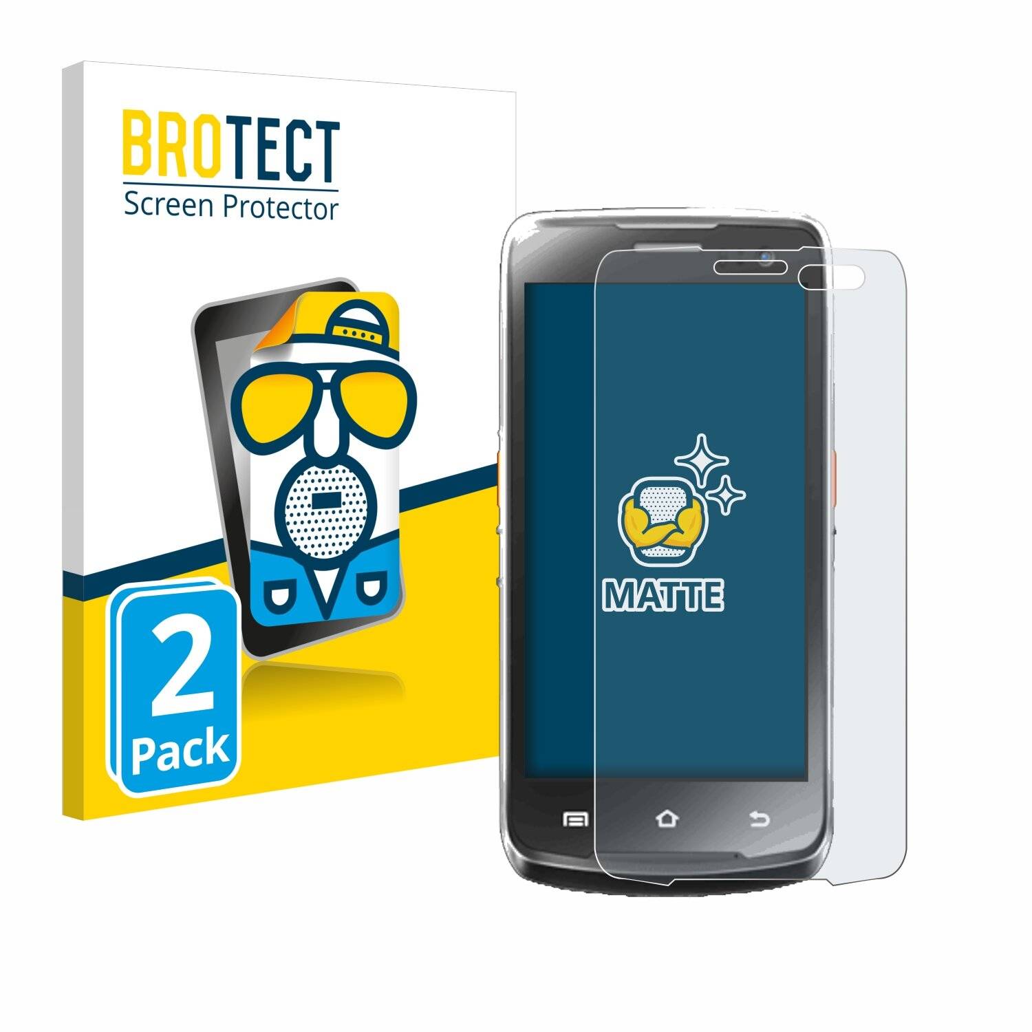2x BROTECT Matte Displayschutzfolie für Comandera Concord M40 - Entspiegelt,