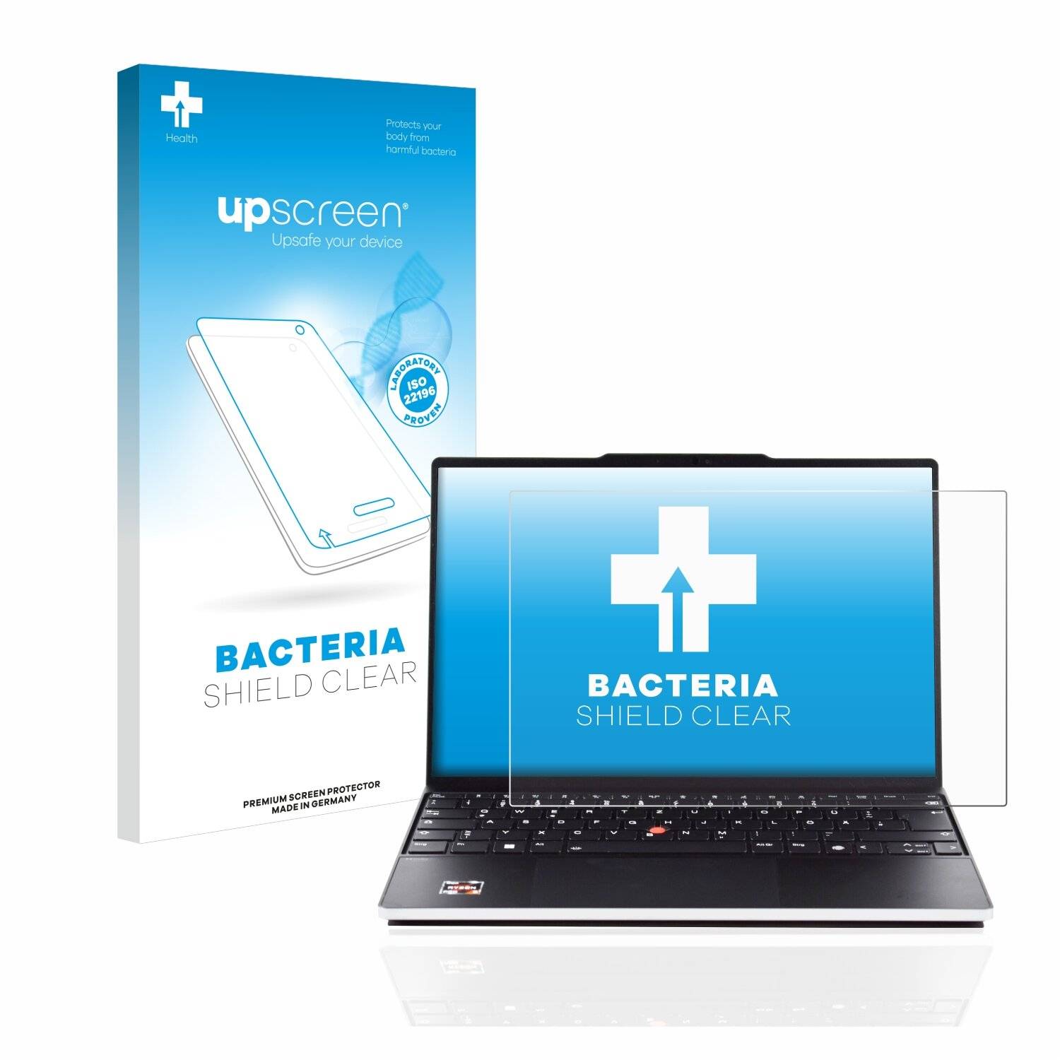 upscreen Bacteria Shield Clear Premium Antibakterielle Displayschutzfolie für Lenovo