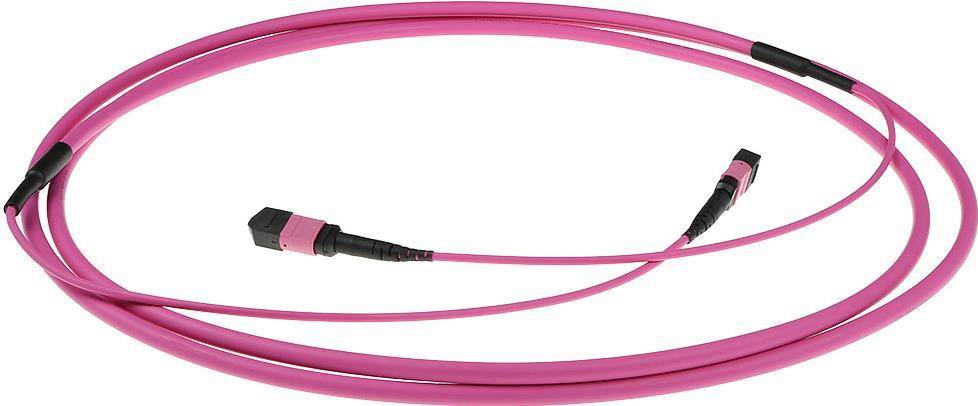 ACT 40 meter Multimode 50/125 OM4(OM3) polarity B fiber trunk cable with MTP/MPO female connectors 40M MTP(F) 50/125 OM4