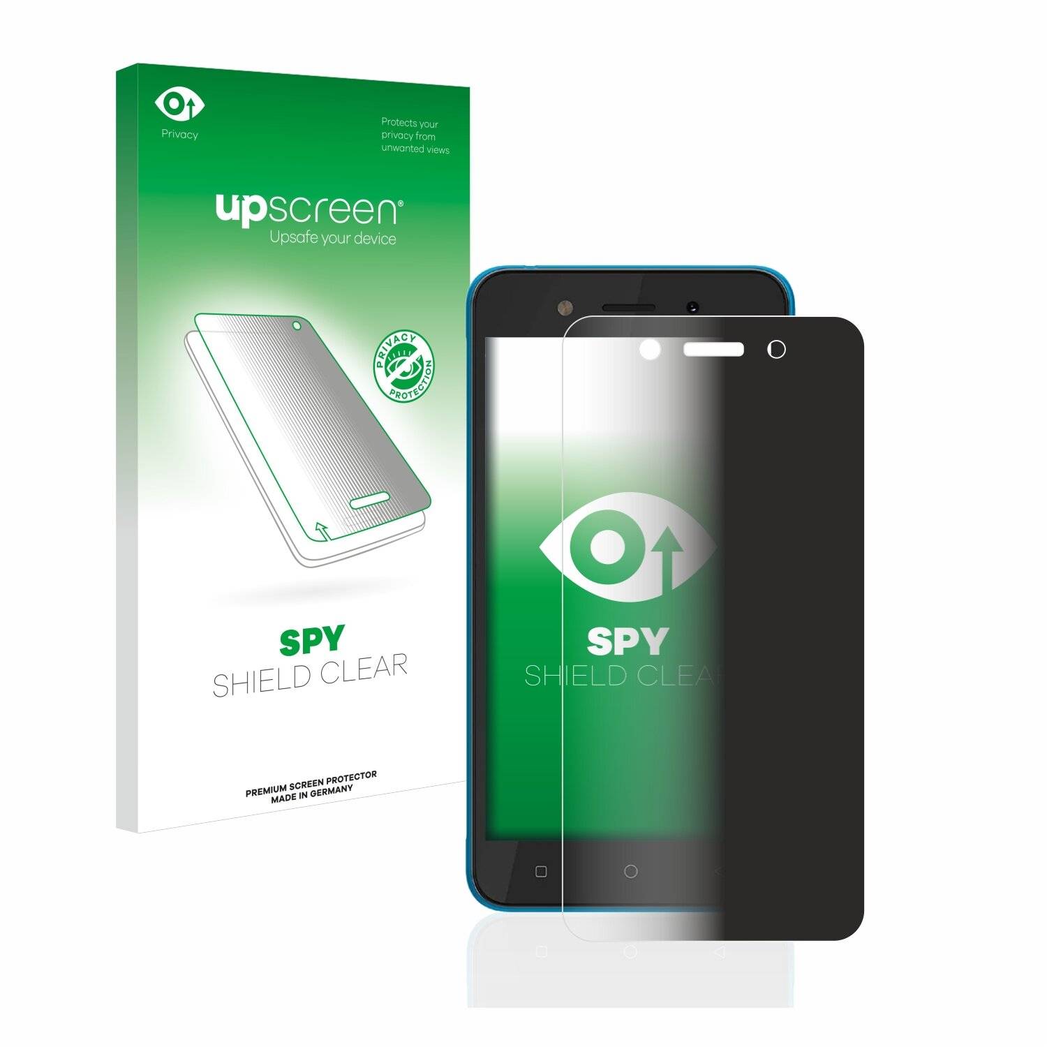 upscreen Spy Shield Clear Premium Blickschutzfolie für Itel A23