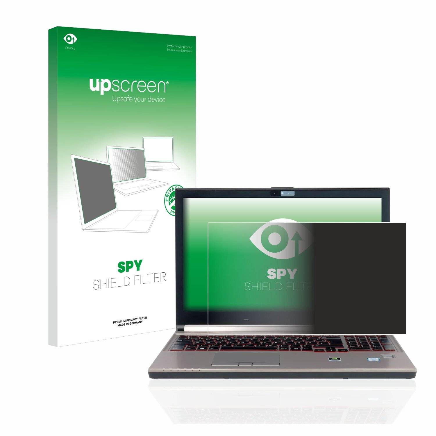 upscreen Spy Shield Filter Premium Blickschutzfilter für Fujitsu Celsius