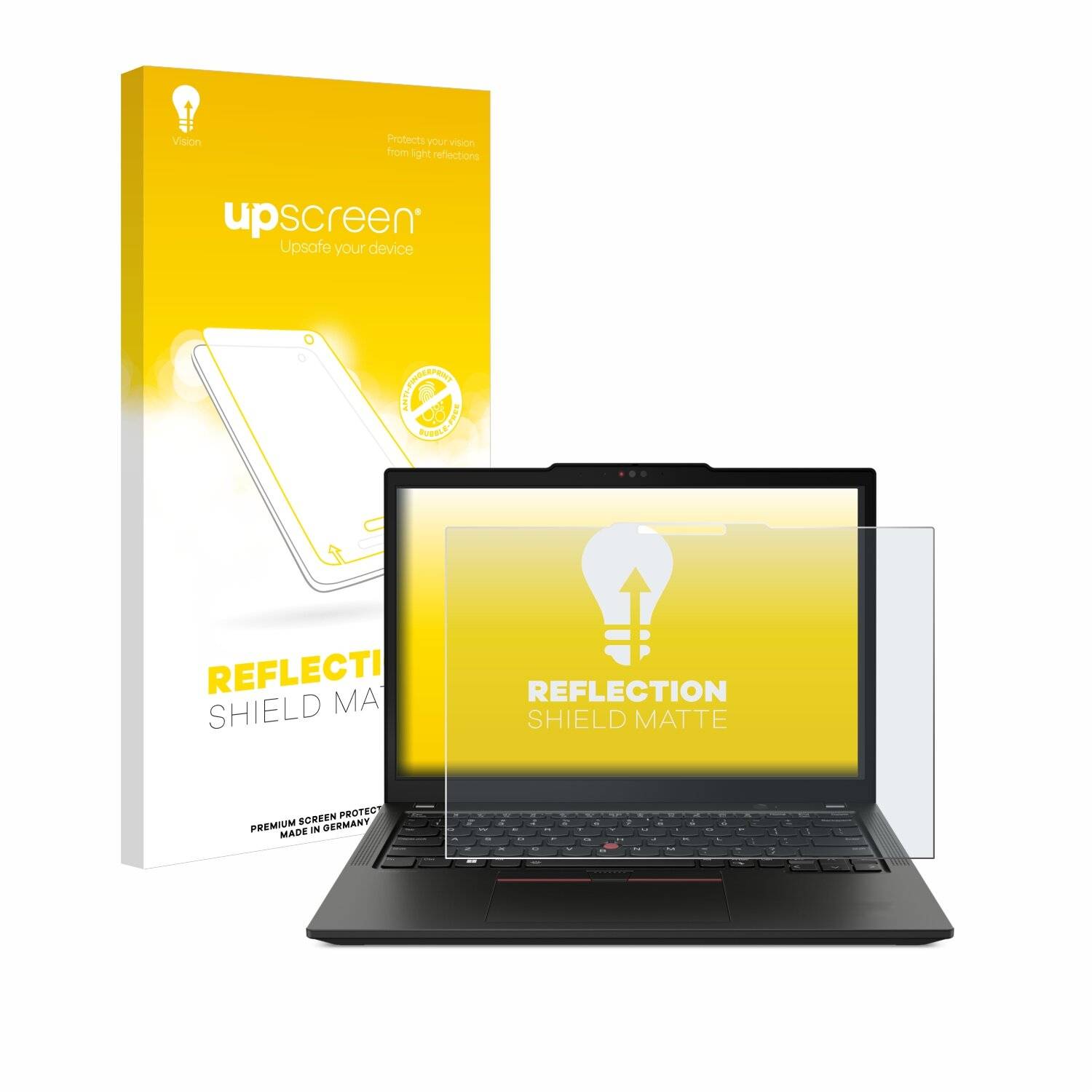 upscreen Reflection Shield Matte Premium Displayschutzfolie für Lenovo ThinkPad X13 Yoga Gen